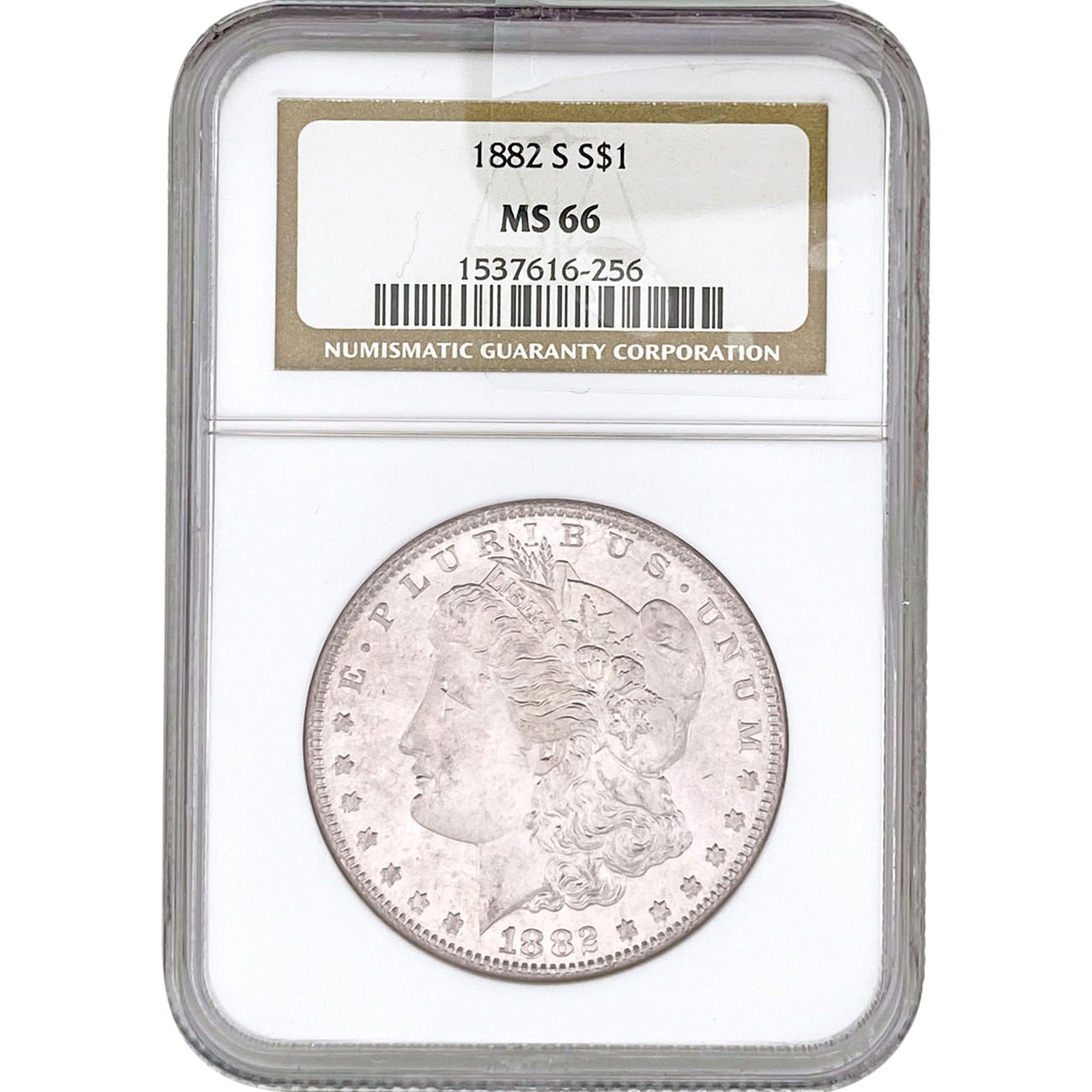 1882-S Morgan Silver Dollar NGC MS66 (1 of 2)