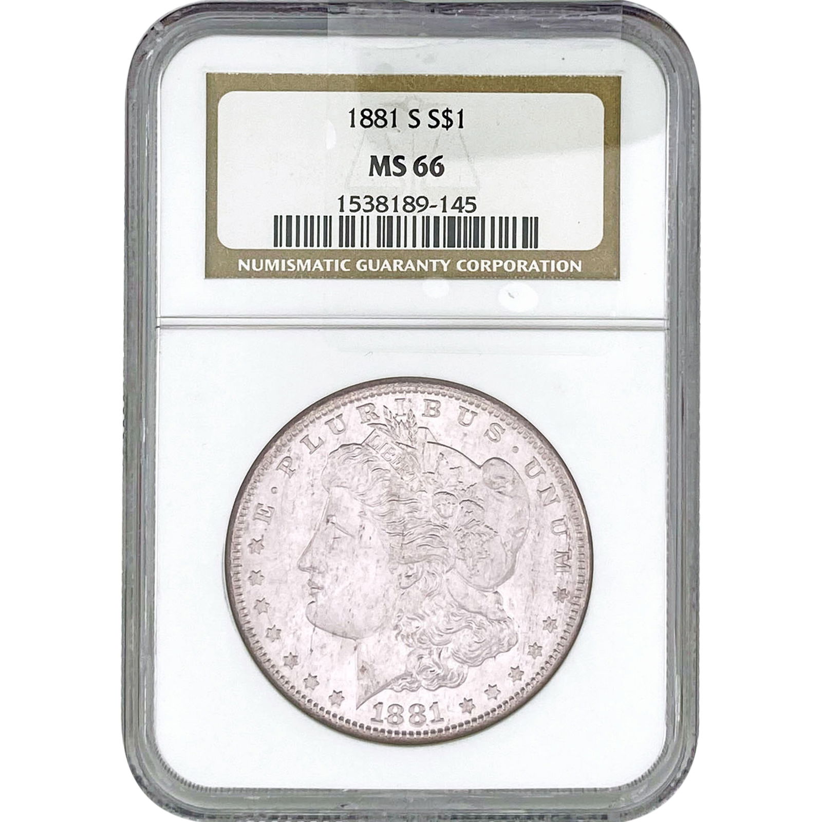 1881-S Morgan Silver Dollar NGC MS66 (1 of 2)