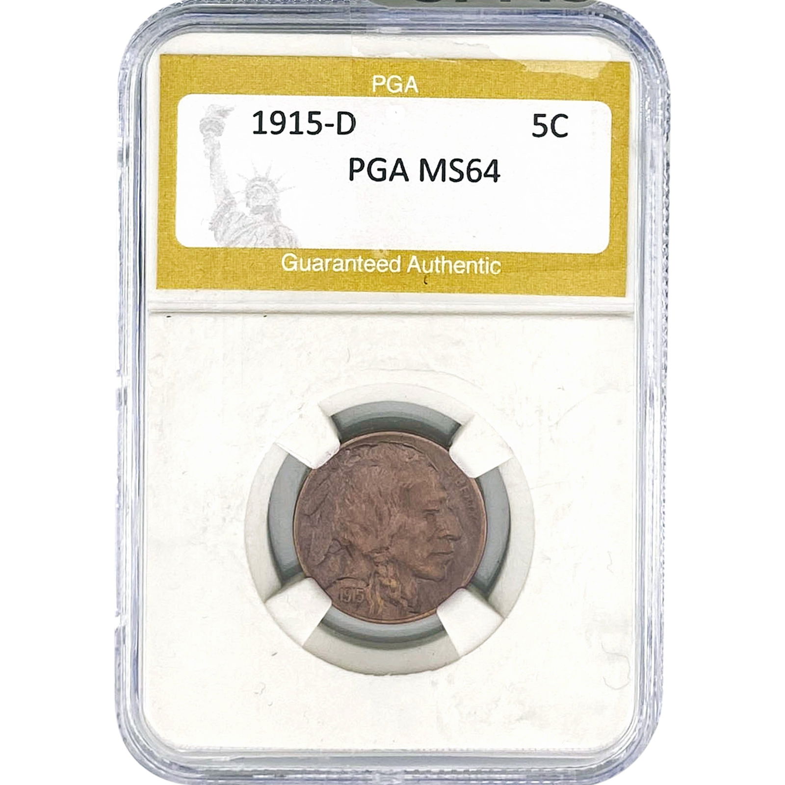 1915-D Buffalo Nickel PGA MS64 (1 of 2)