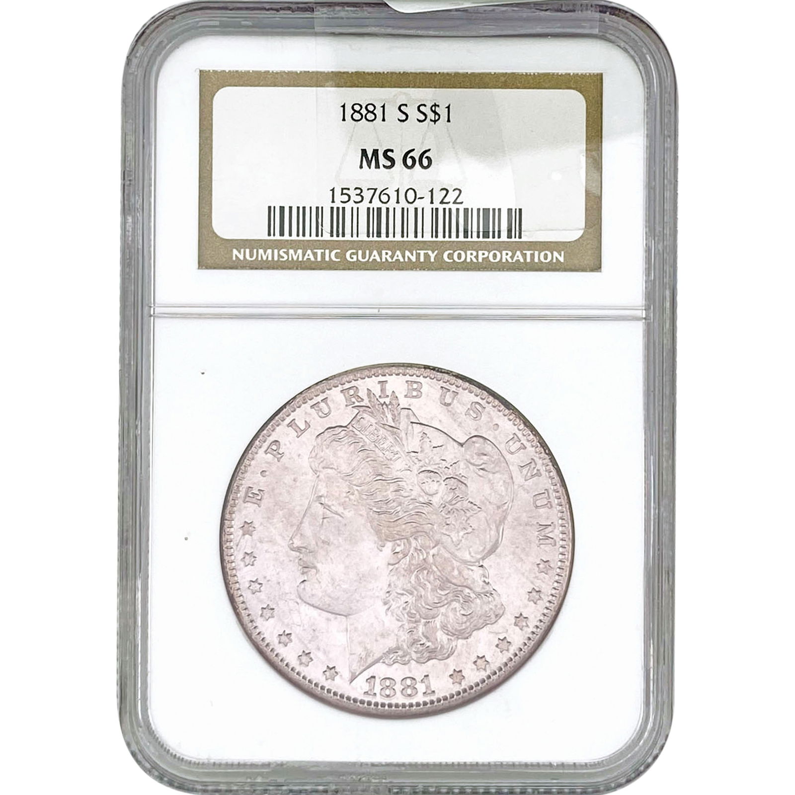 1881-S Morgan Silver Dollar NGC MS66 (1 of 2)