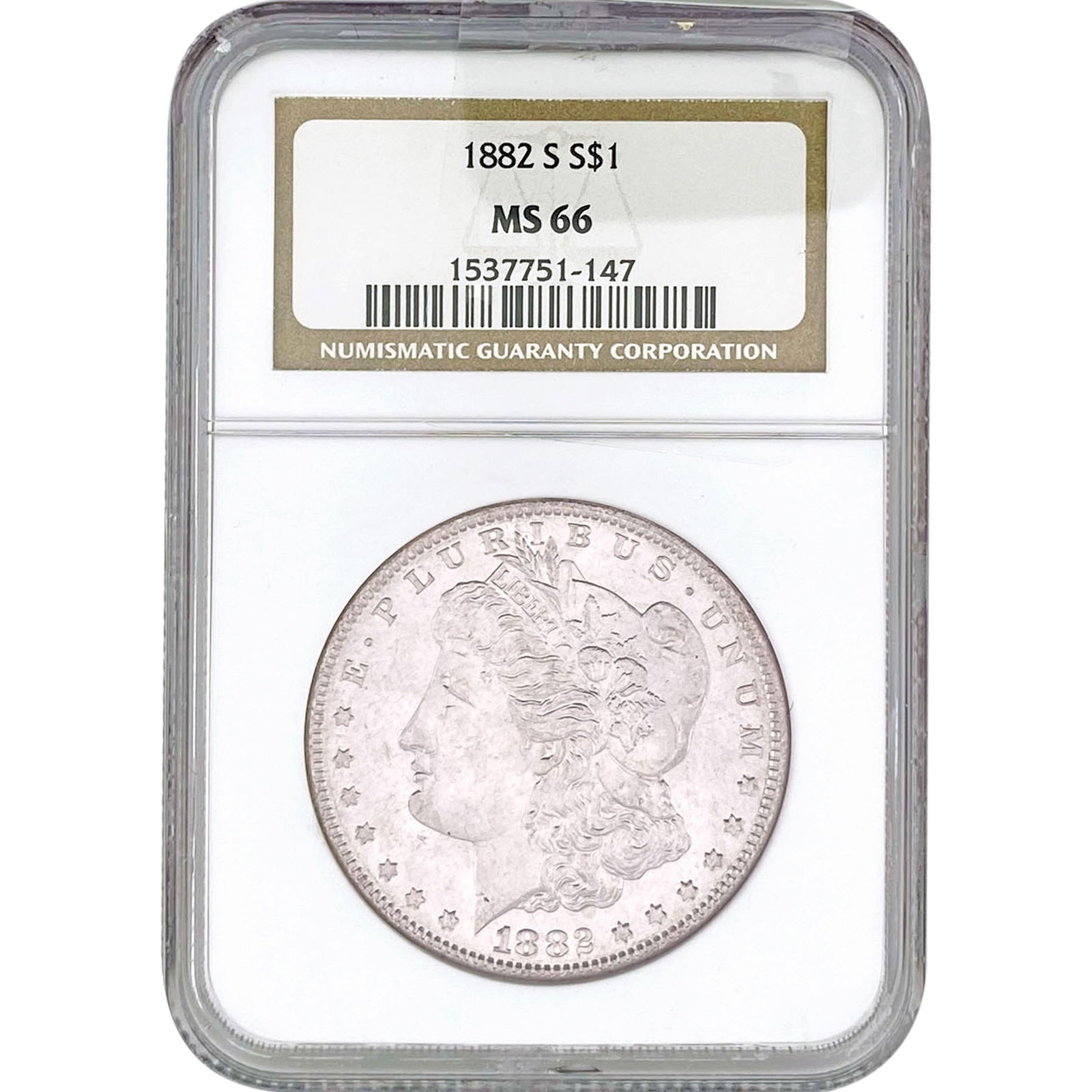 1882-S Morgan Silver Dollar NGC MS66 (1 of 2)