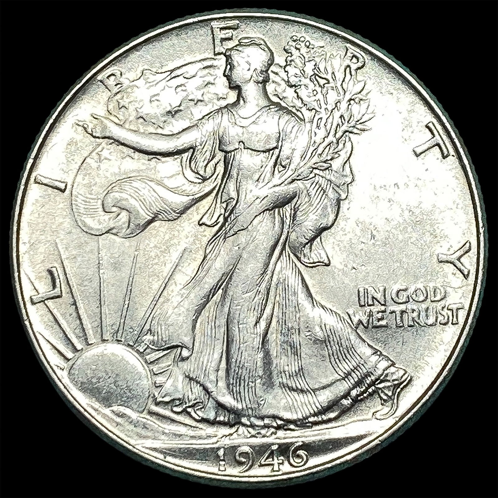 1946 Silver Walking Liberty Half Dollar UNCIRCULATED (1 of 2)