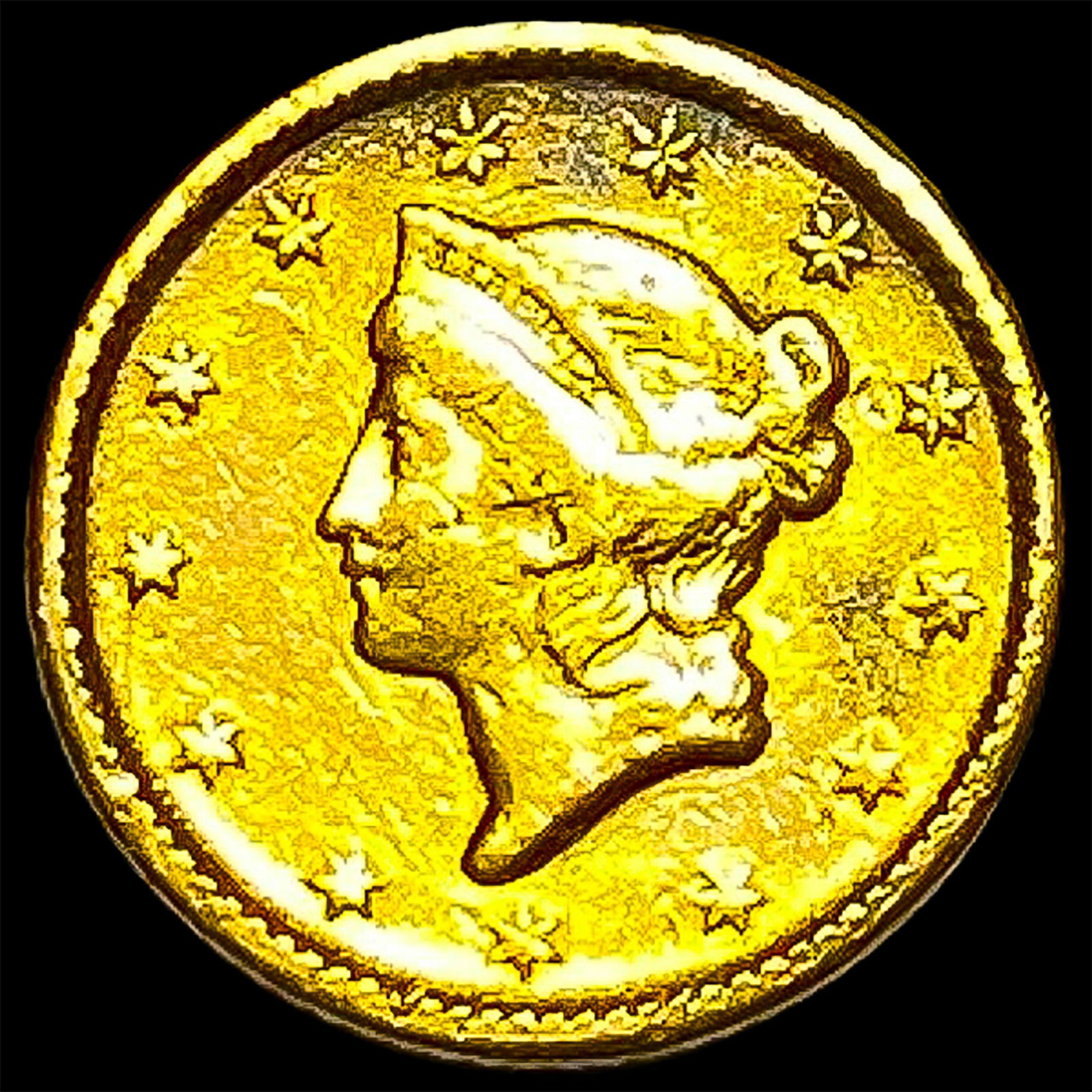 1851 Liberty Head Gold Dollar HIGH GRADE (1 of 2)