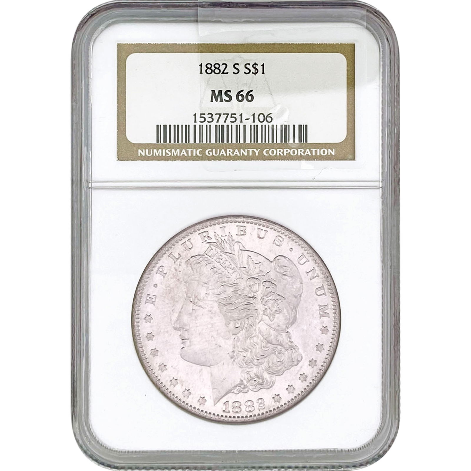 1882-S Morgan Silver Dollar NGC MS66 (1 of 2)