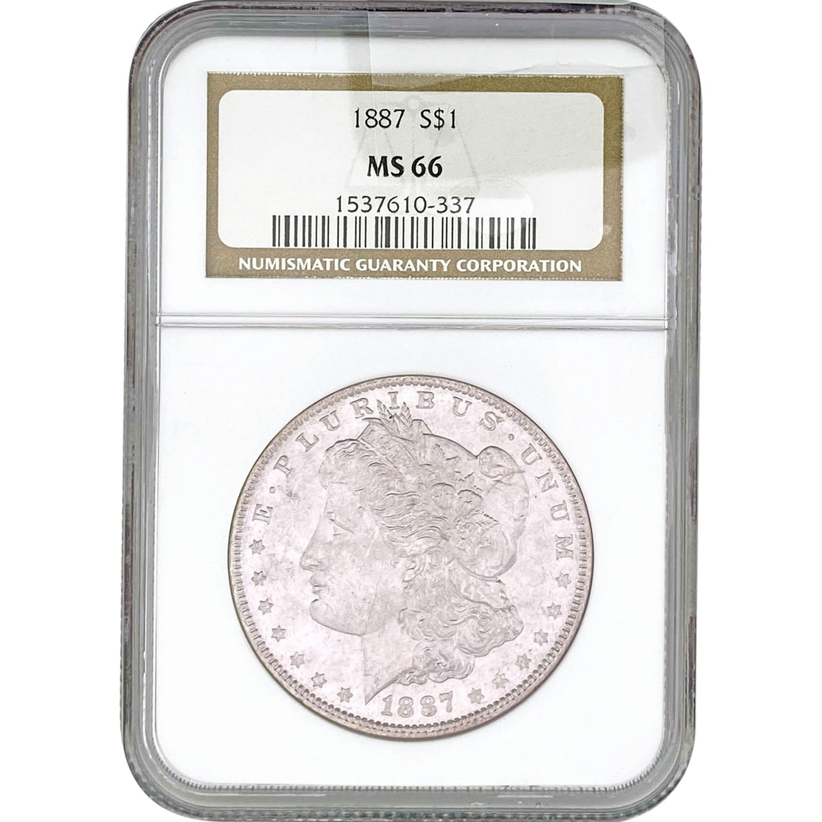 1887 Morgan Silver Dollar NGC MS66 (1 of 2)