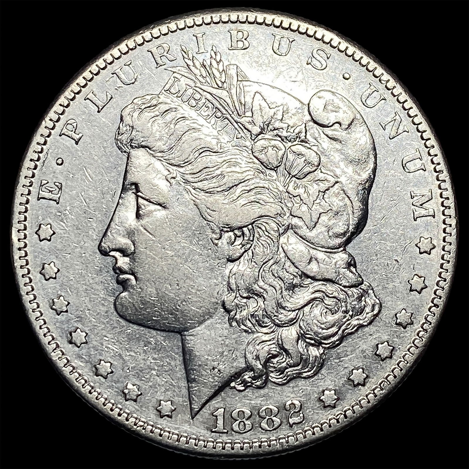 1882-S Silver Morgan Dollar CLOSELY UNCIRCULATED (1 of 2)