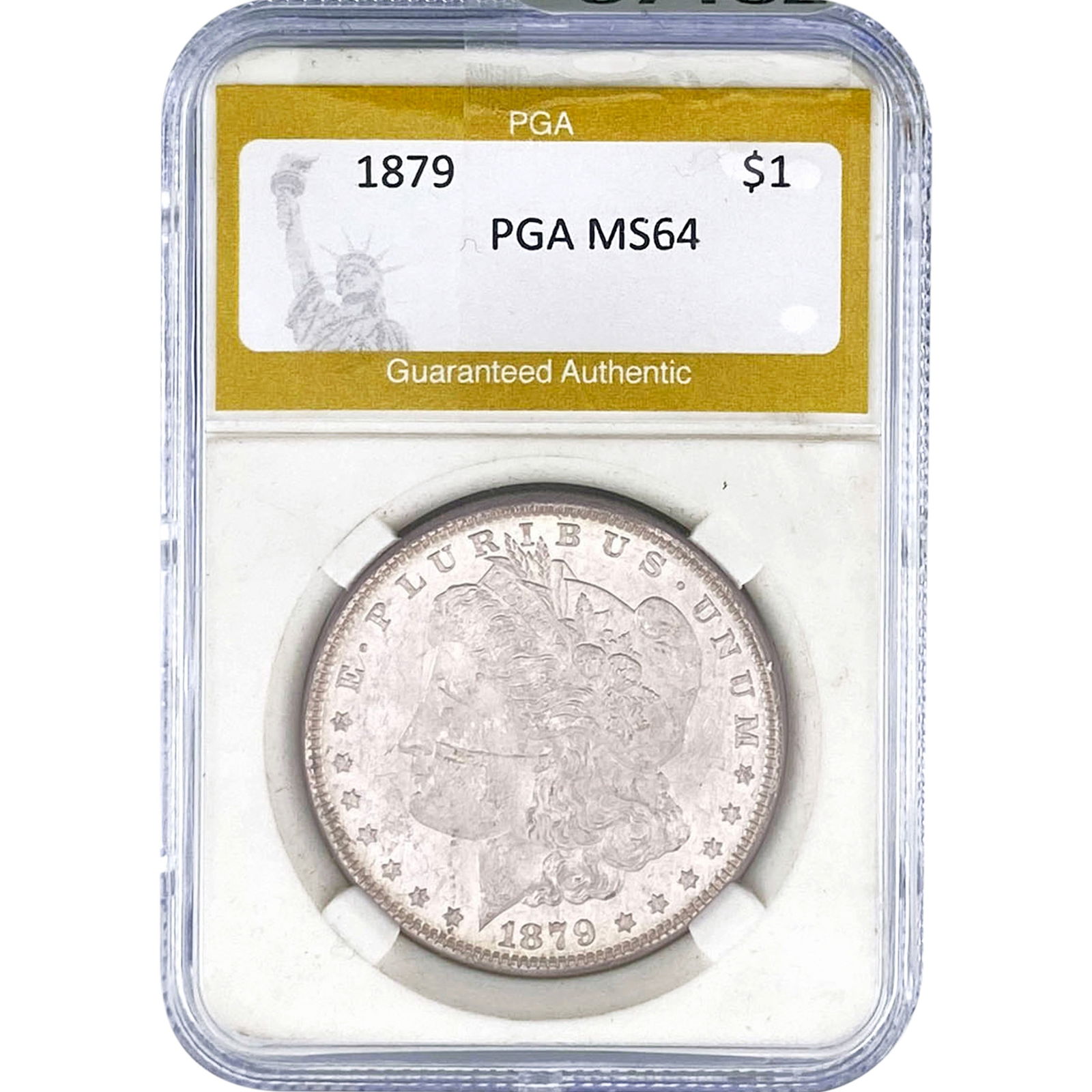 1879 Morgan Silver Dollar PGA MS64: 1879 Morgan Silver Dollar PGA MS64