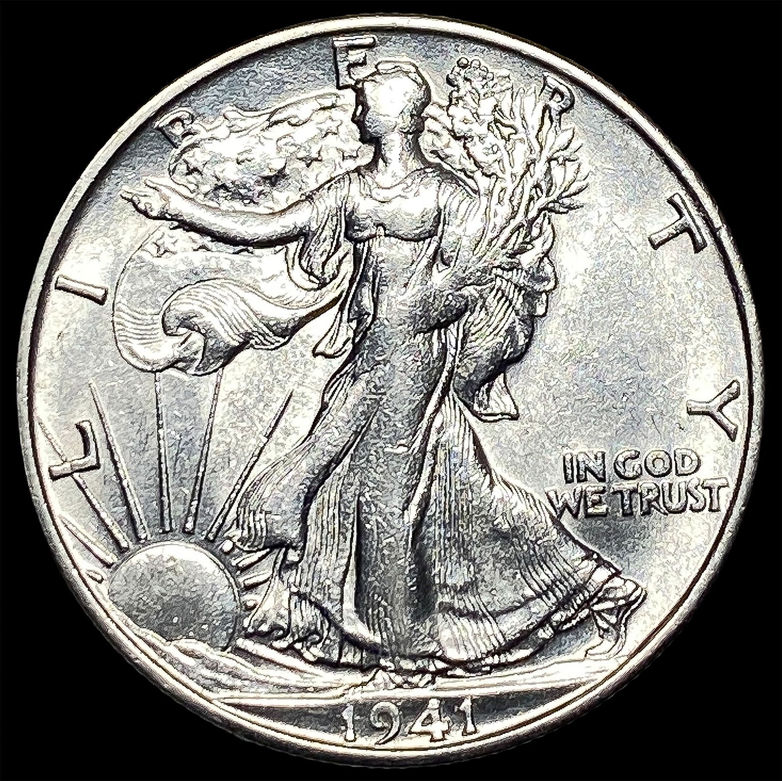 1941 Silver Half Dollar (Walking Liberty) UNCIRCULATED (1 of 2)