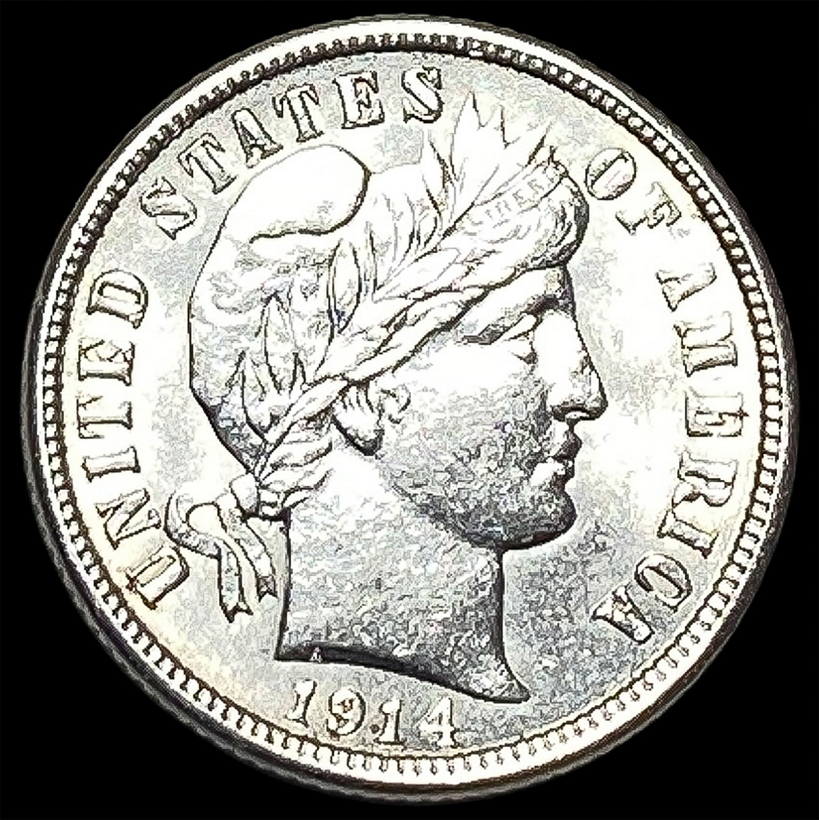 1914 Barber Dime UNCIRCULATED (1 of 2)