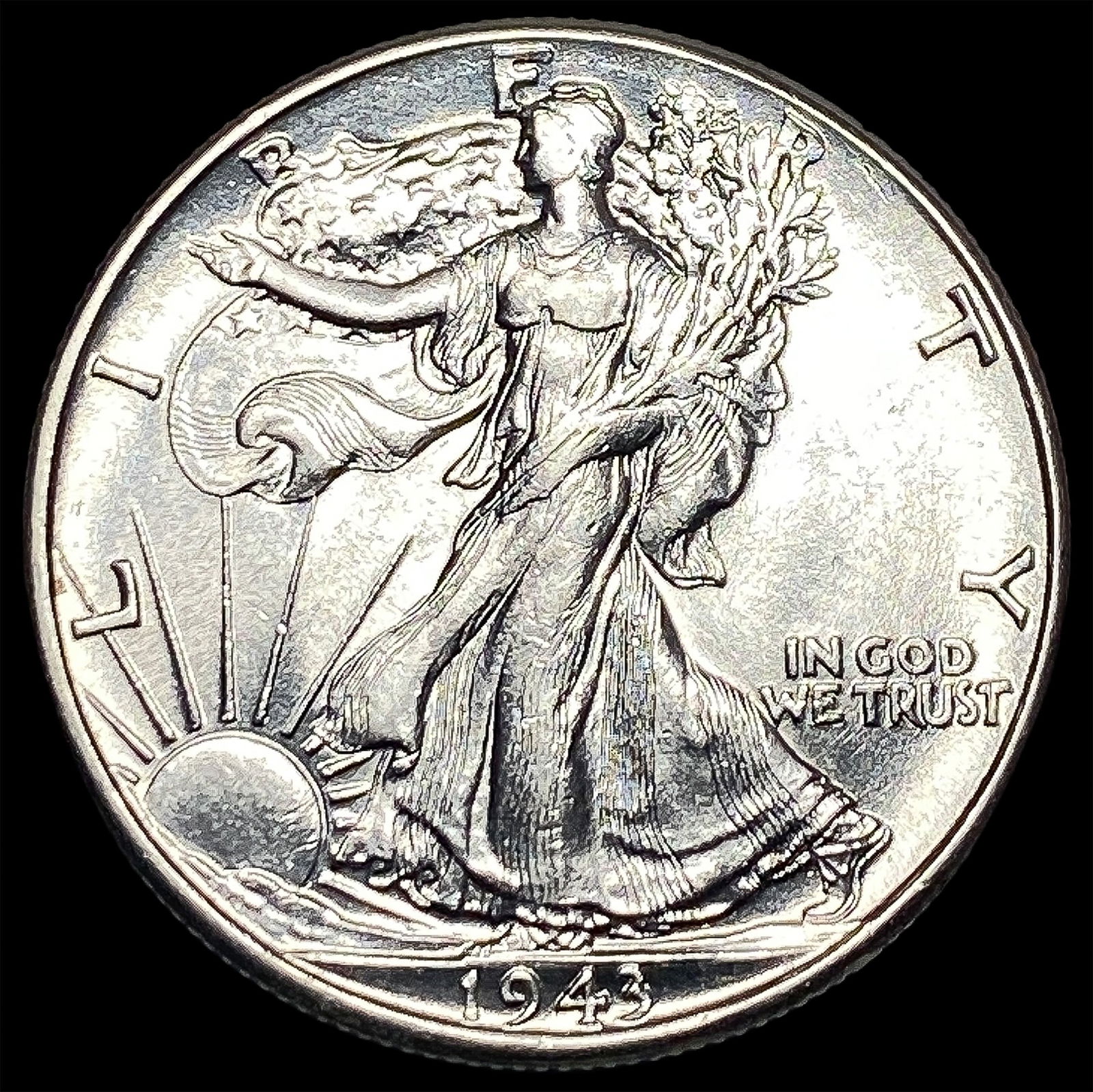 1943 Silver Walking Liberty Half Dollar UNCIRCULATED (1 of 2)