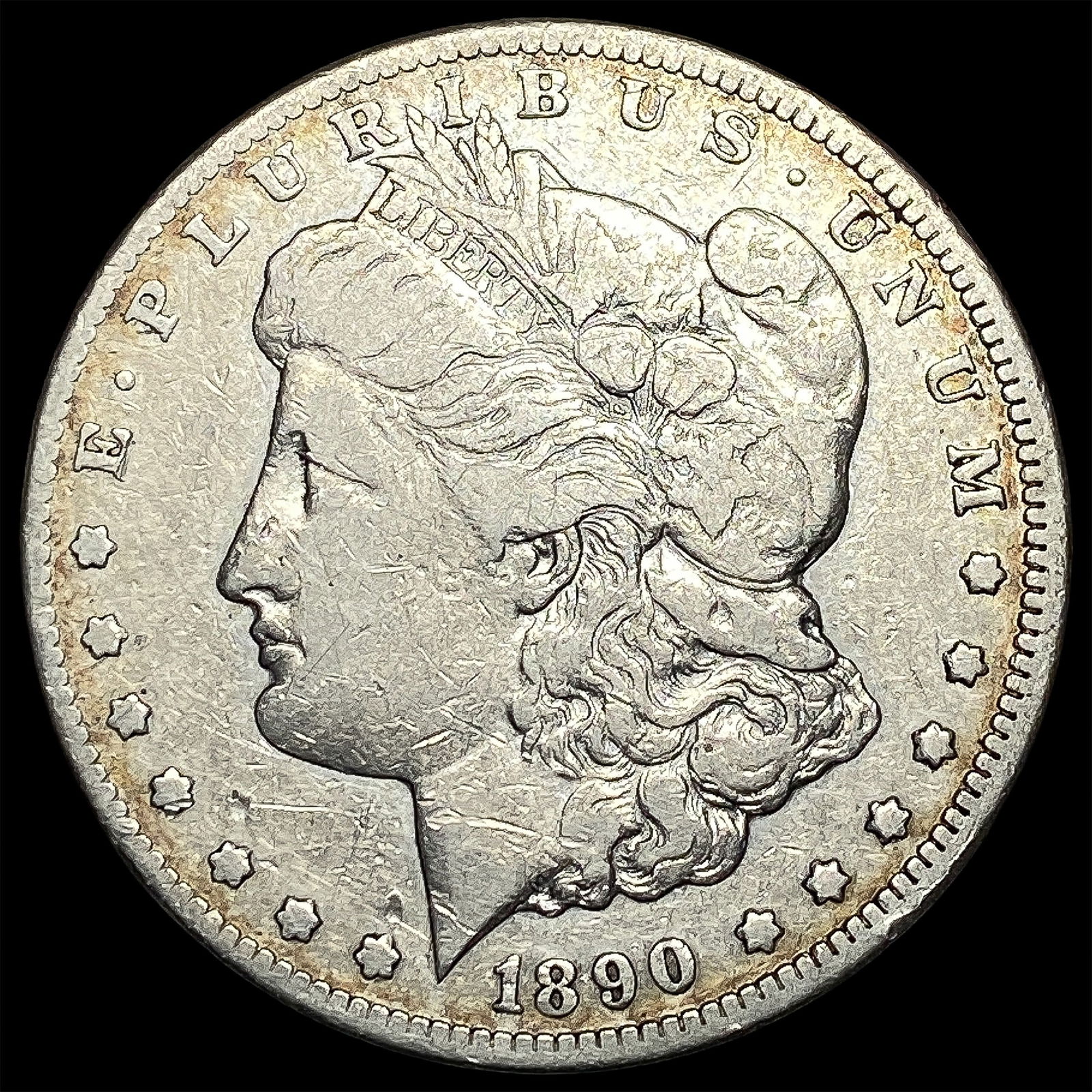 1890-CC Silver Morgan Dollar LIGHTLY CIRCULATED (1 of 2)