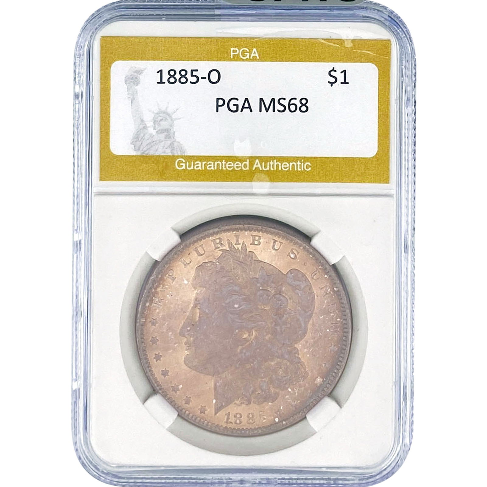 1885-O Morgan Silver Dollar PGA MS68 (1 of 2)