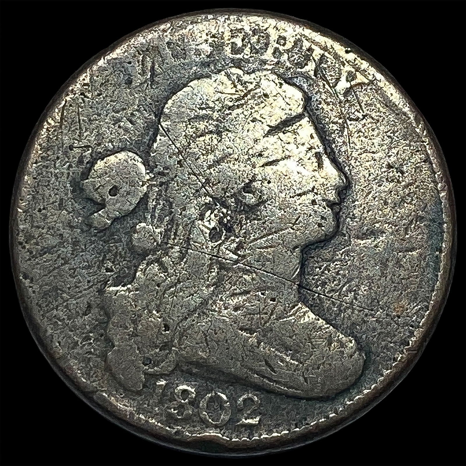 1802 Draped Bust Large Cent LIGHTLY CIRCULATED (1 of 2)