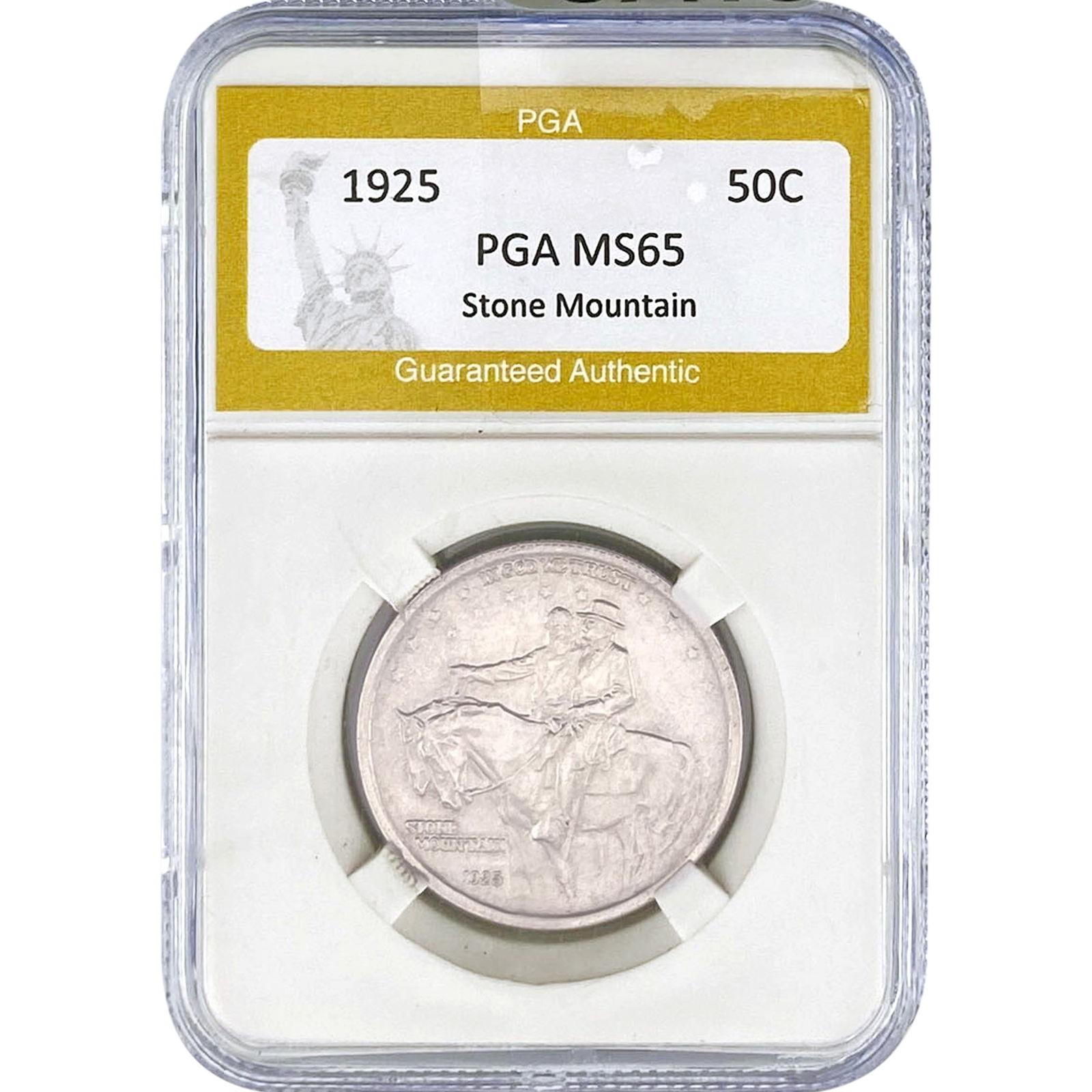 1925 Stone Mountain Half Dollar PGA MS65 (1 of 2)