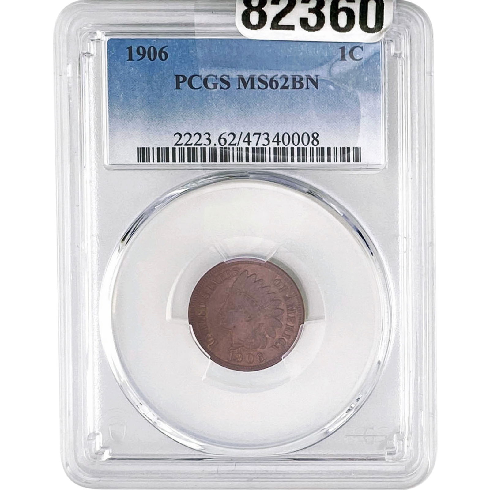 1906 Indian Head Cent PCGS MS62 BN (1 of 2)