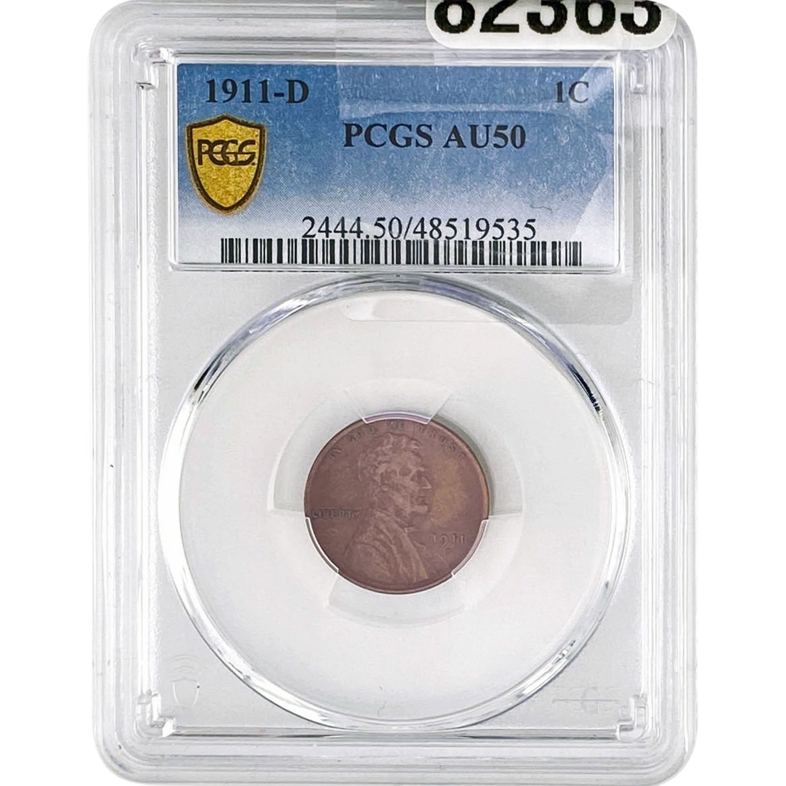 1911-D Wheat Cent PCGS AU50 (1 of 2)