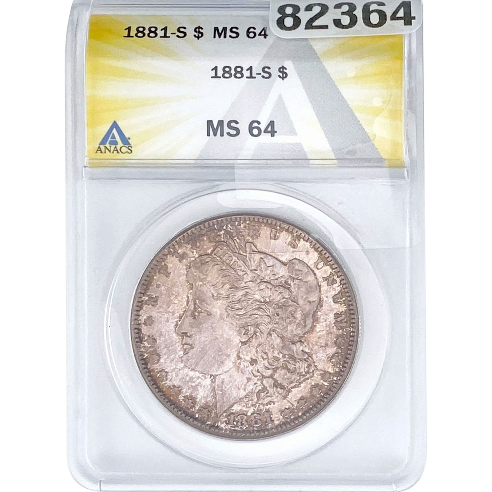 1881-S Morgan Silver Dollar ANACS MS64 (1 of 2)