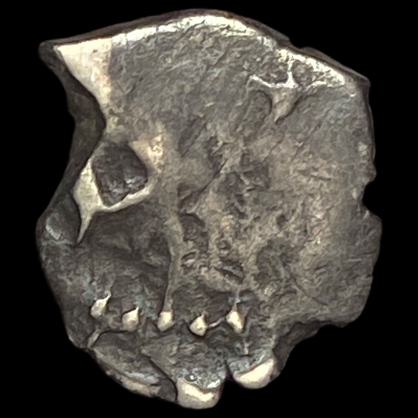 1600-1750 Spanish Colonial Silver 1/2 Reale Cob: 1600-1750 Spanish Colonial Silver 1/2 Reale Cob