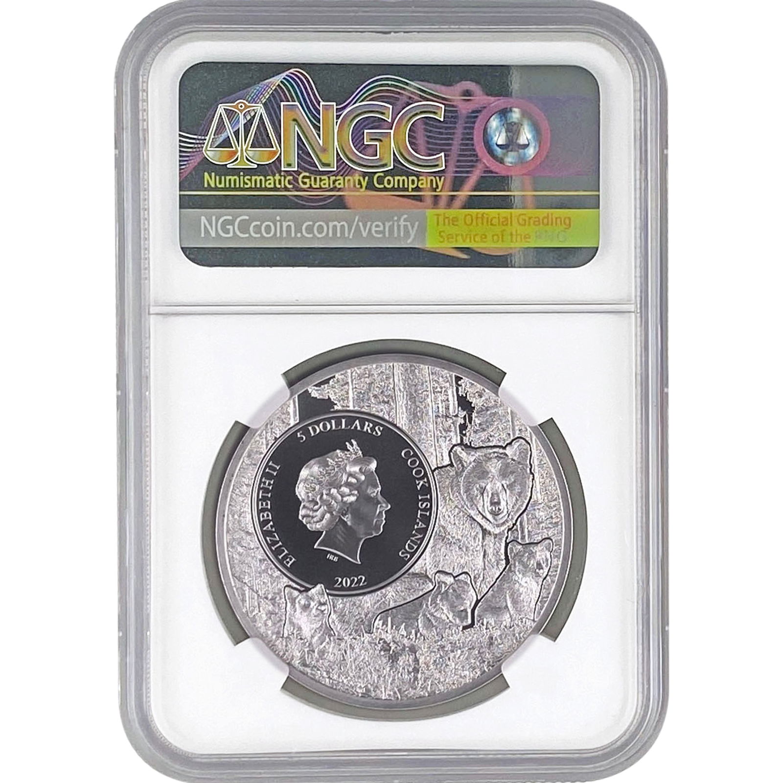 2022 NGC MS70 1oz Silver Grey Fox Delaware: 2022 NGC MS70 1oz Silver Grey Fox Delaware