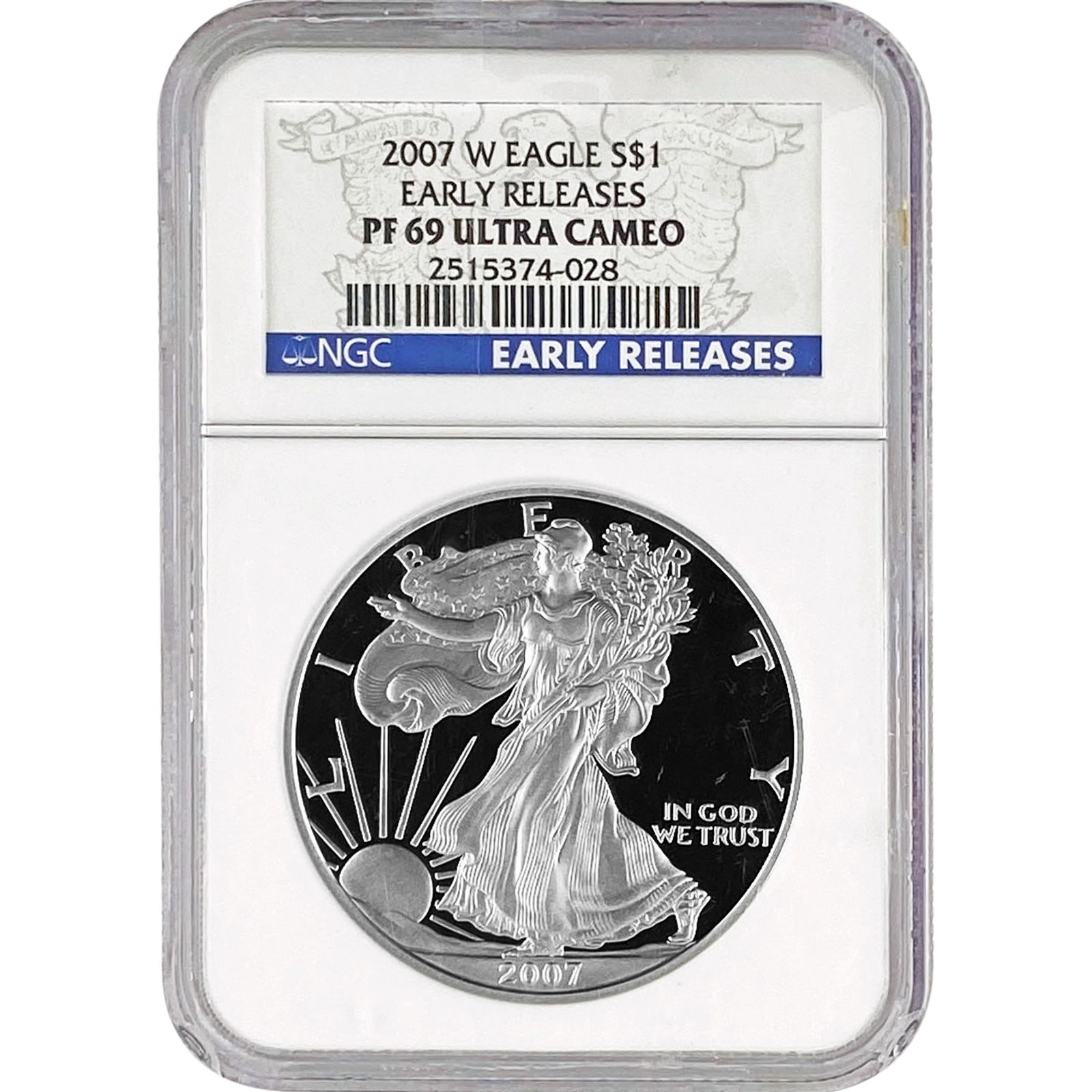 2007 NGC PF69 1oz Silver SE Ultra Cameo (1 of 2)