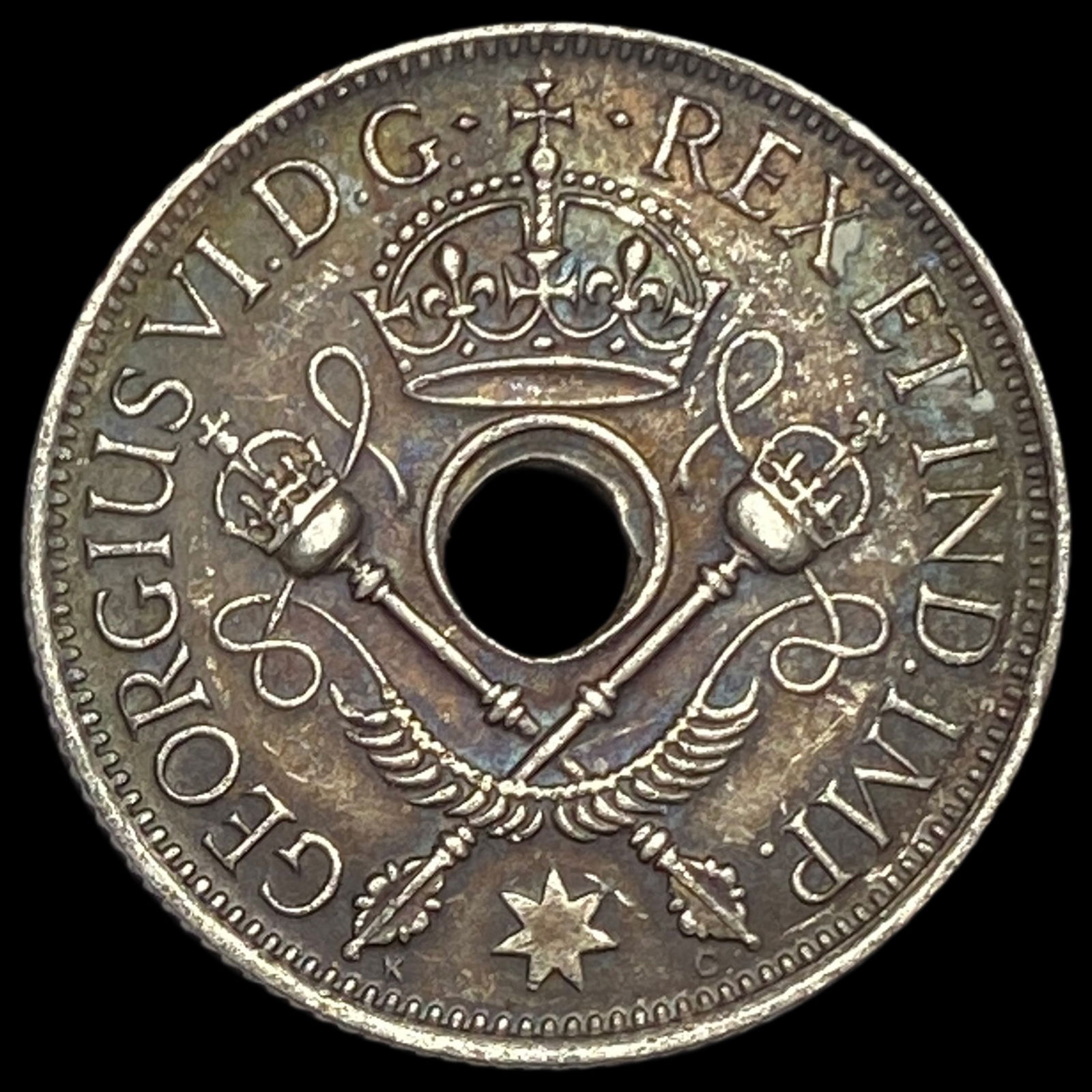 1945 New Guinea Silver Shilling UNCIRCULATED (1 of 2)