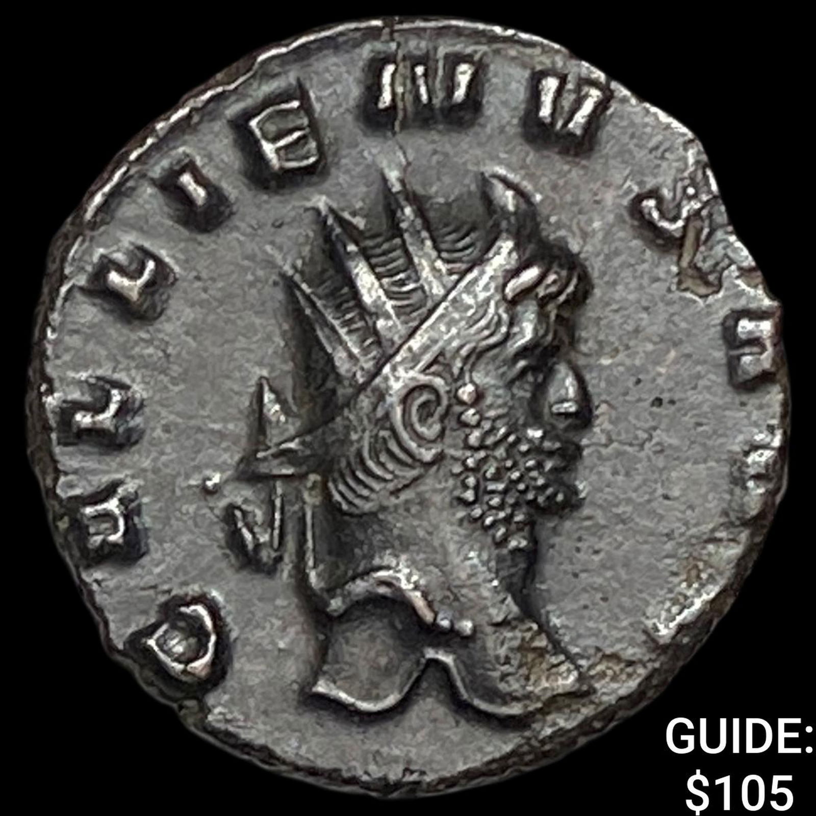 Roman Gallienus 253-268 AD BI Dbl Denarius CHOICE AU (1 of 2)