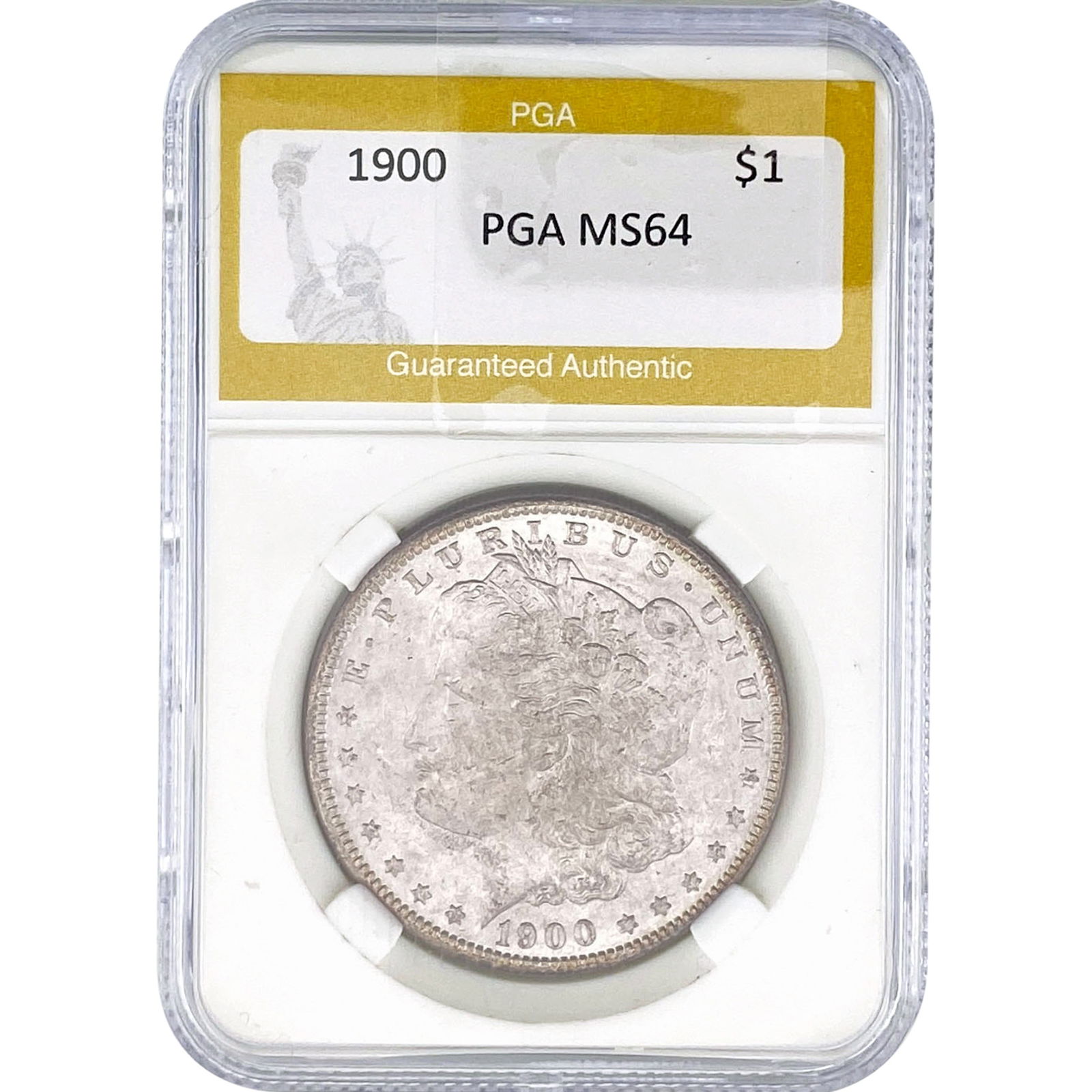 1900 Morgan Silver Dollar PGA MS64: 1900 Morgan Silver Dollar PGA MS64