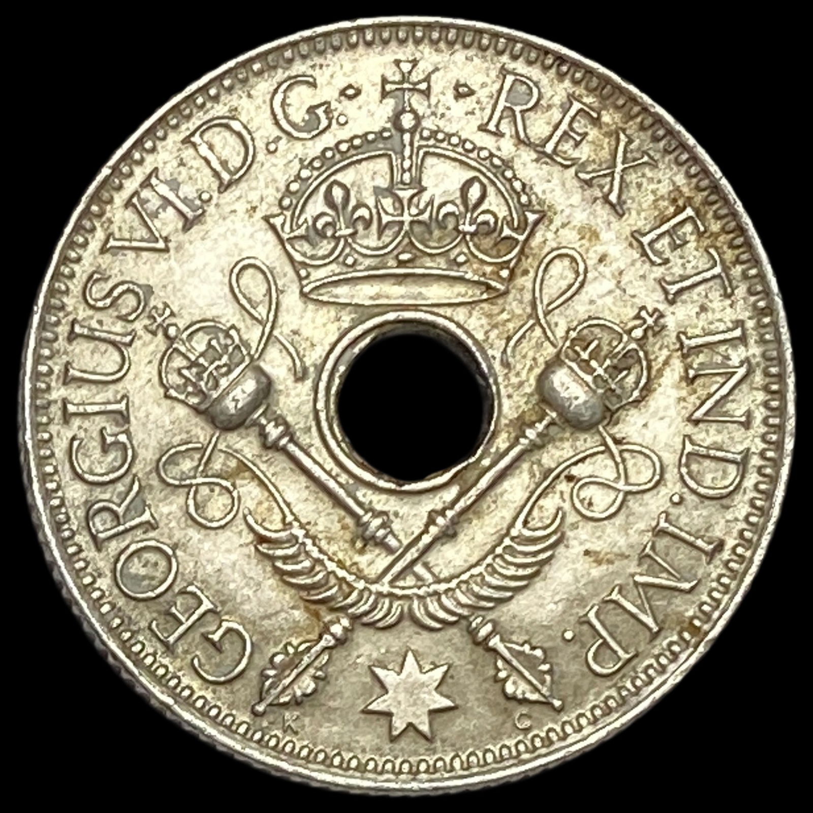 1945 New Guinea Silver Shilling UNCIRCULATED (1 of 2)
