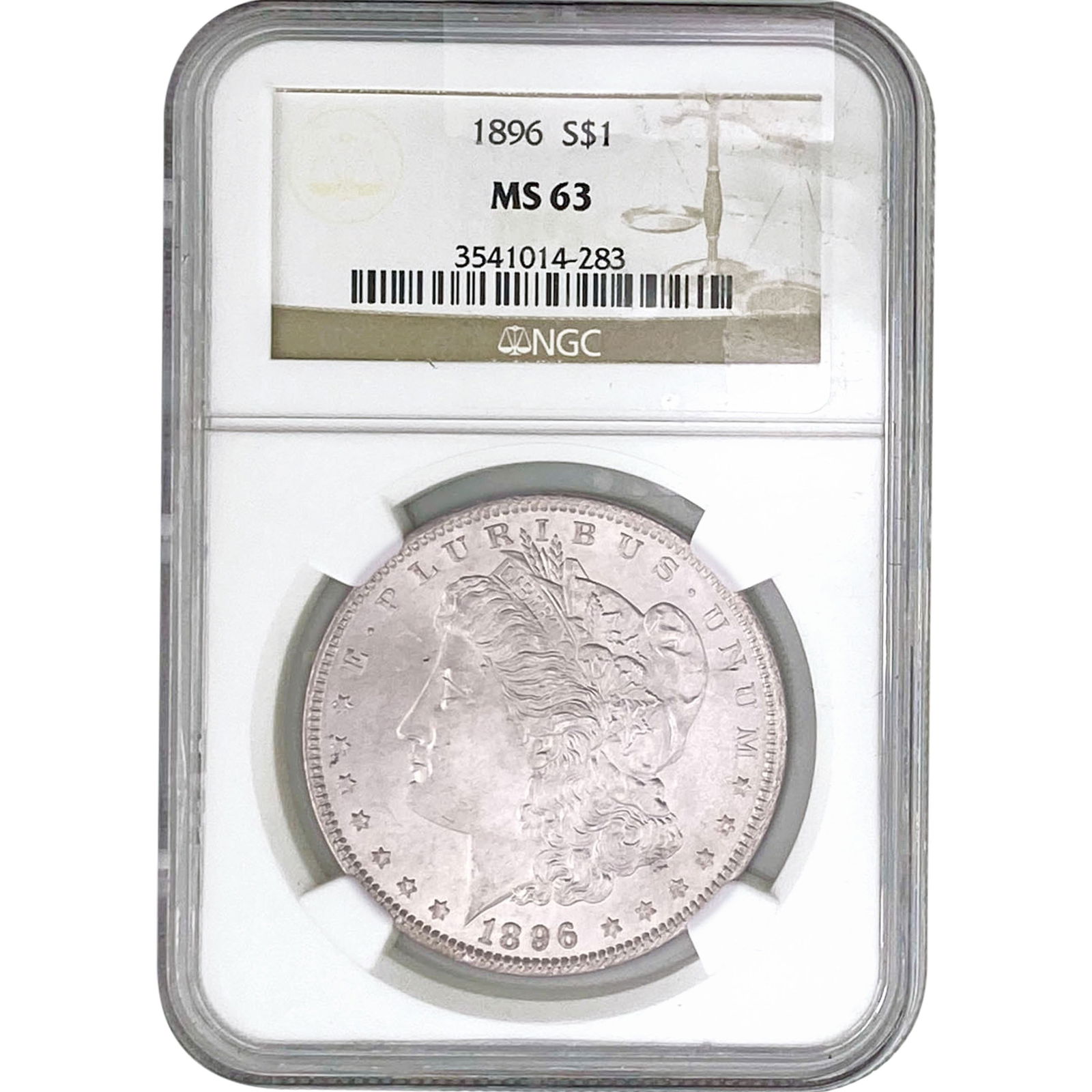 1896 Morgan Silver Dollar NGC MS63 (1 of 2)