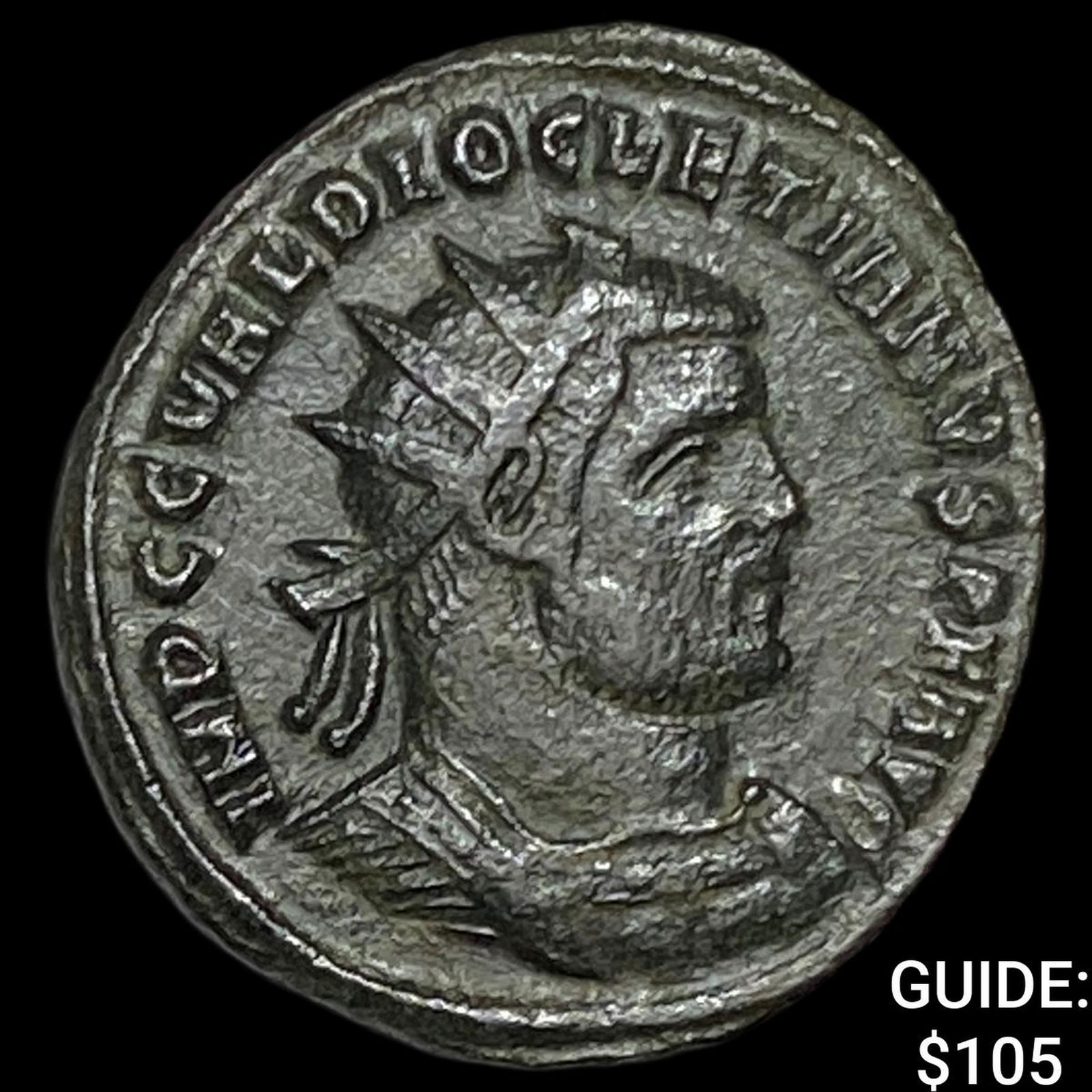 Roman Diocletian 284-305 AD BI Nummus CHOICE AU: Roman Diocletian 284-305 AD BI Nummus CHOICE AU
