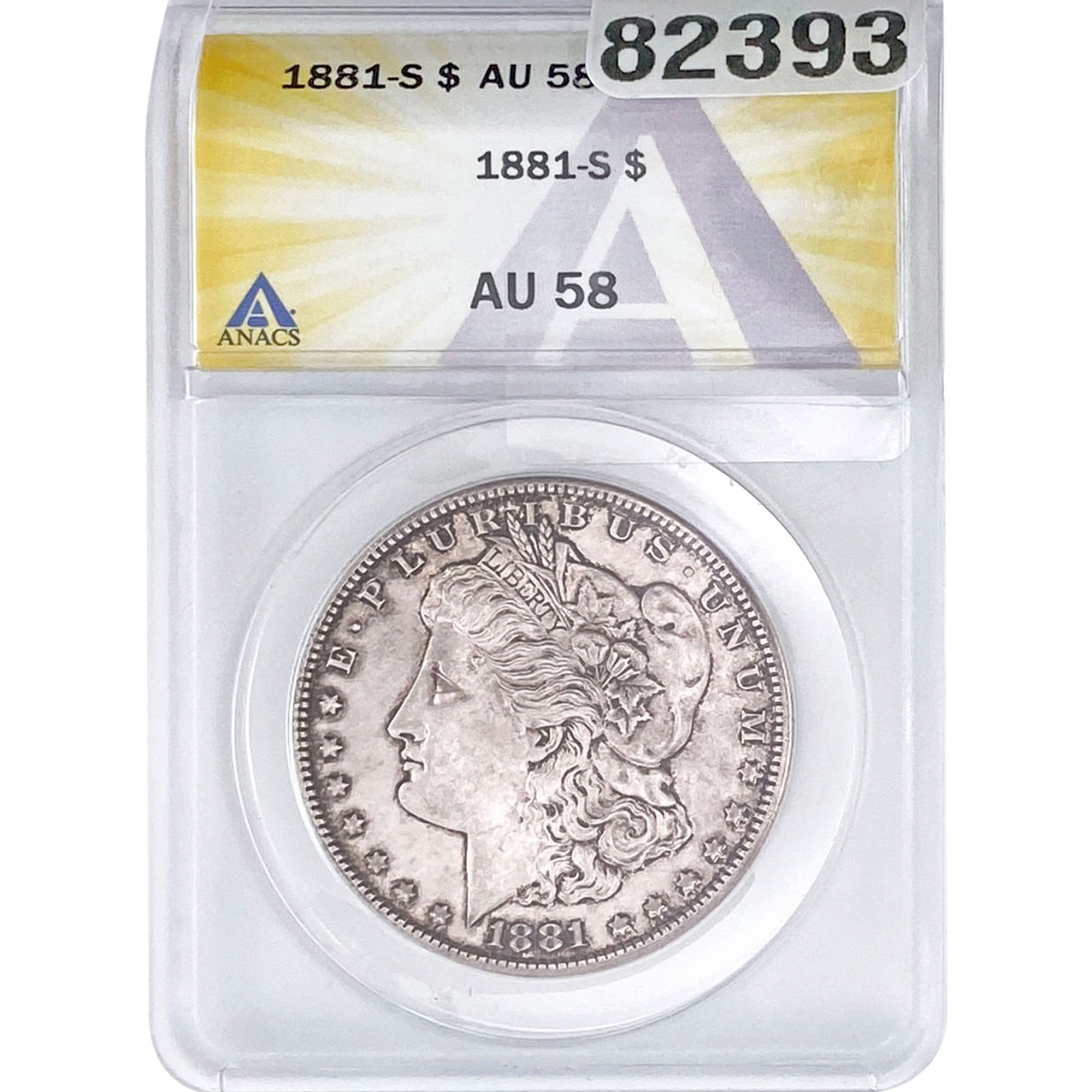 1881-S Morgan Silver Dollar ANACS AU58 (1 of 2)