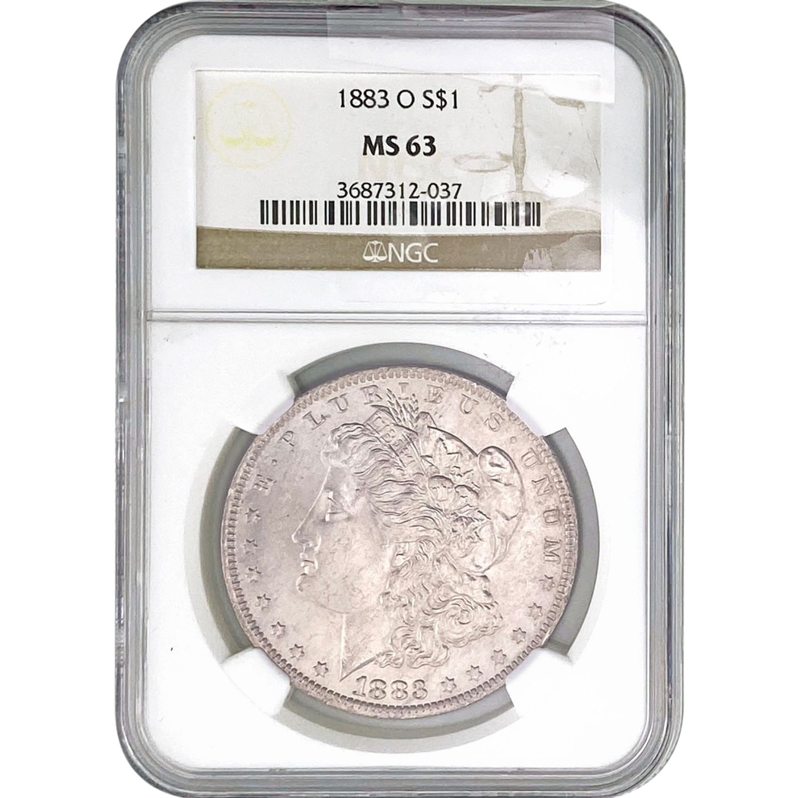 1883-O Morgan Silver Dollar NGC MS63 (1 of 2)