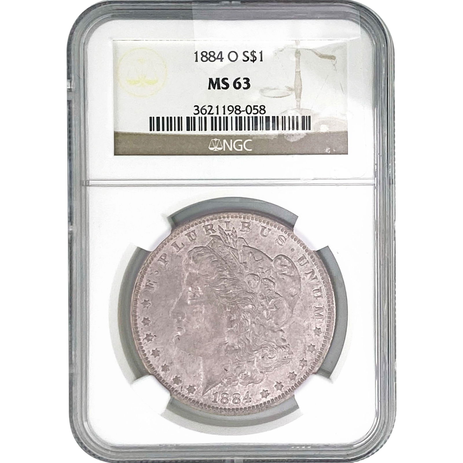 1884-O Morgan Silver Dollar NGC MS63 (1 of 2)