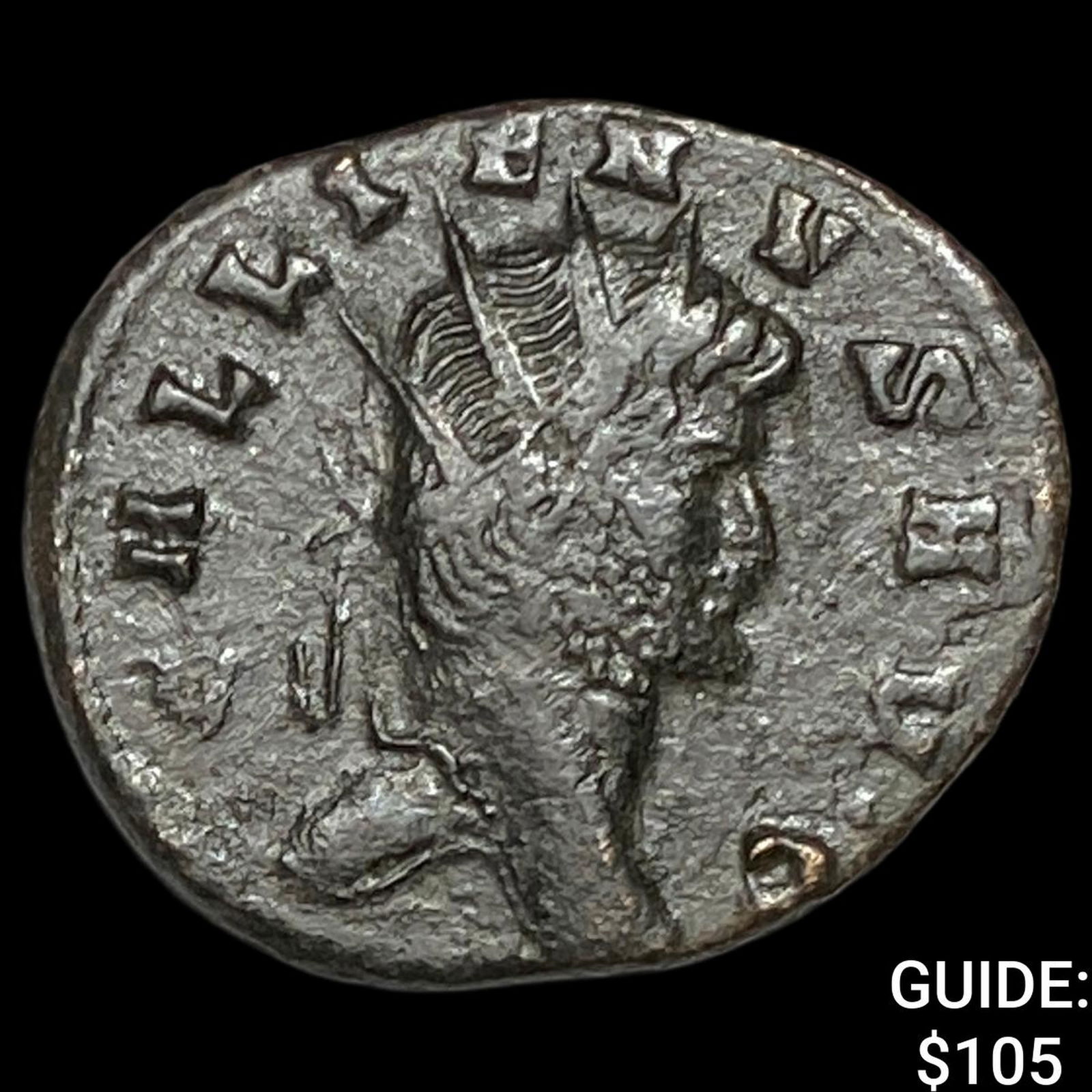 Roman Gallienus 253-268 AD BI Dbl Denarius CHOICE AU (1 of 2)