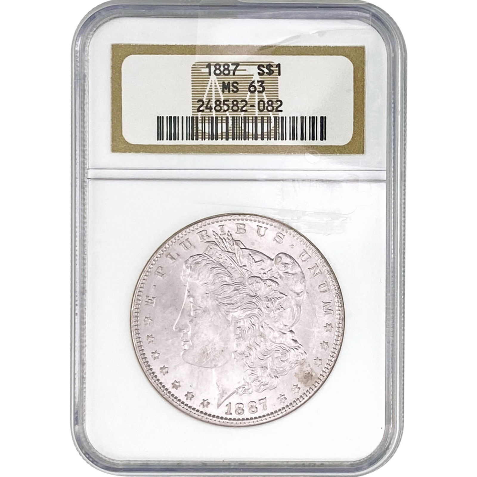 1887 Morgan Silver Dollar NGC MS63 (1 of 2)