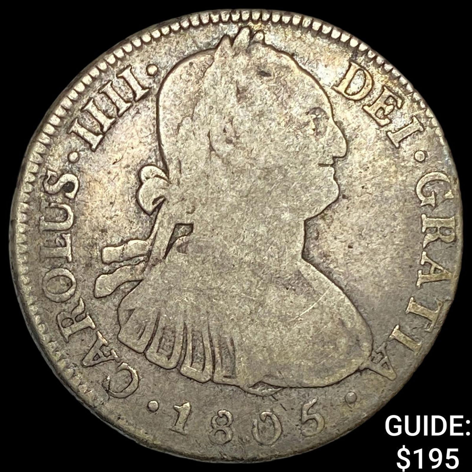 1805 PJ Bolivia Silver 4 Reales (1 of 2)