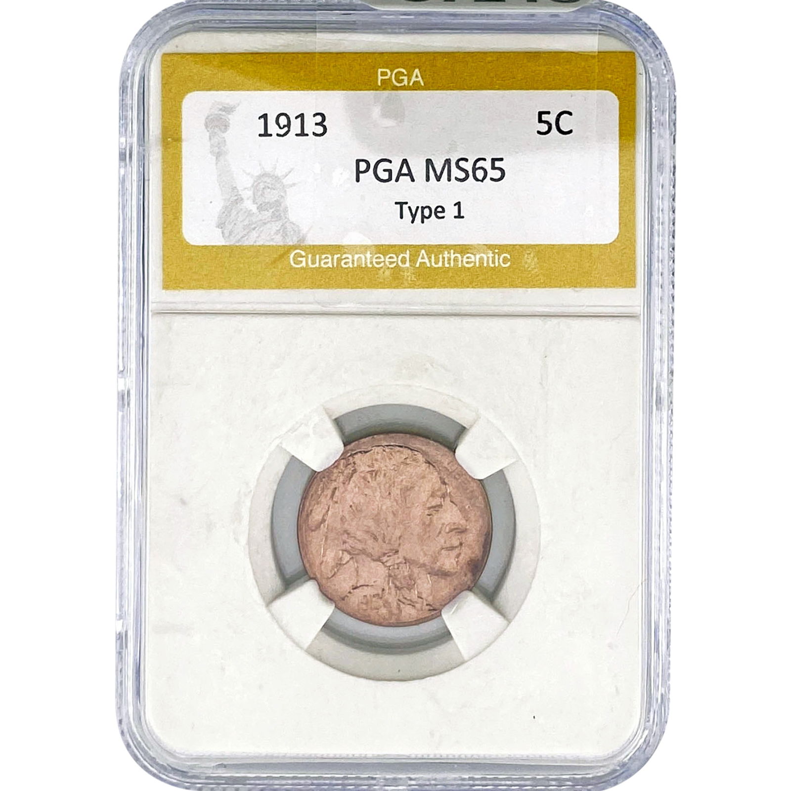 1913 Buffalo Nickel PGA MS65 Type 1 (1 of 2)