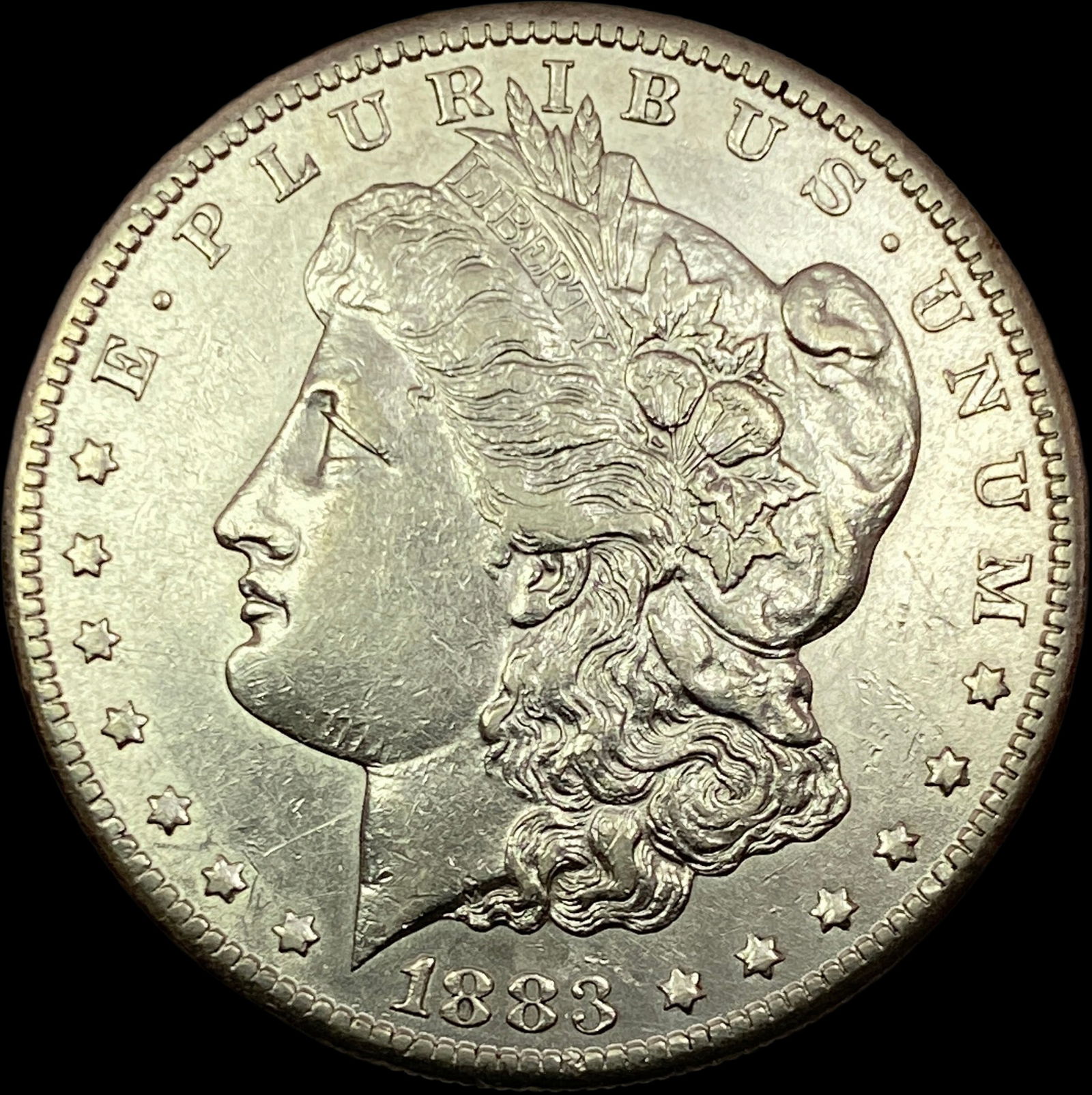 1883-S Silver Morgan Dollar CLOSELY UNCIRCULATED (1 of 2)