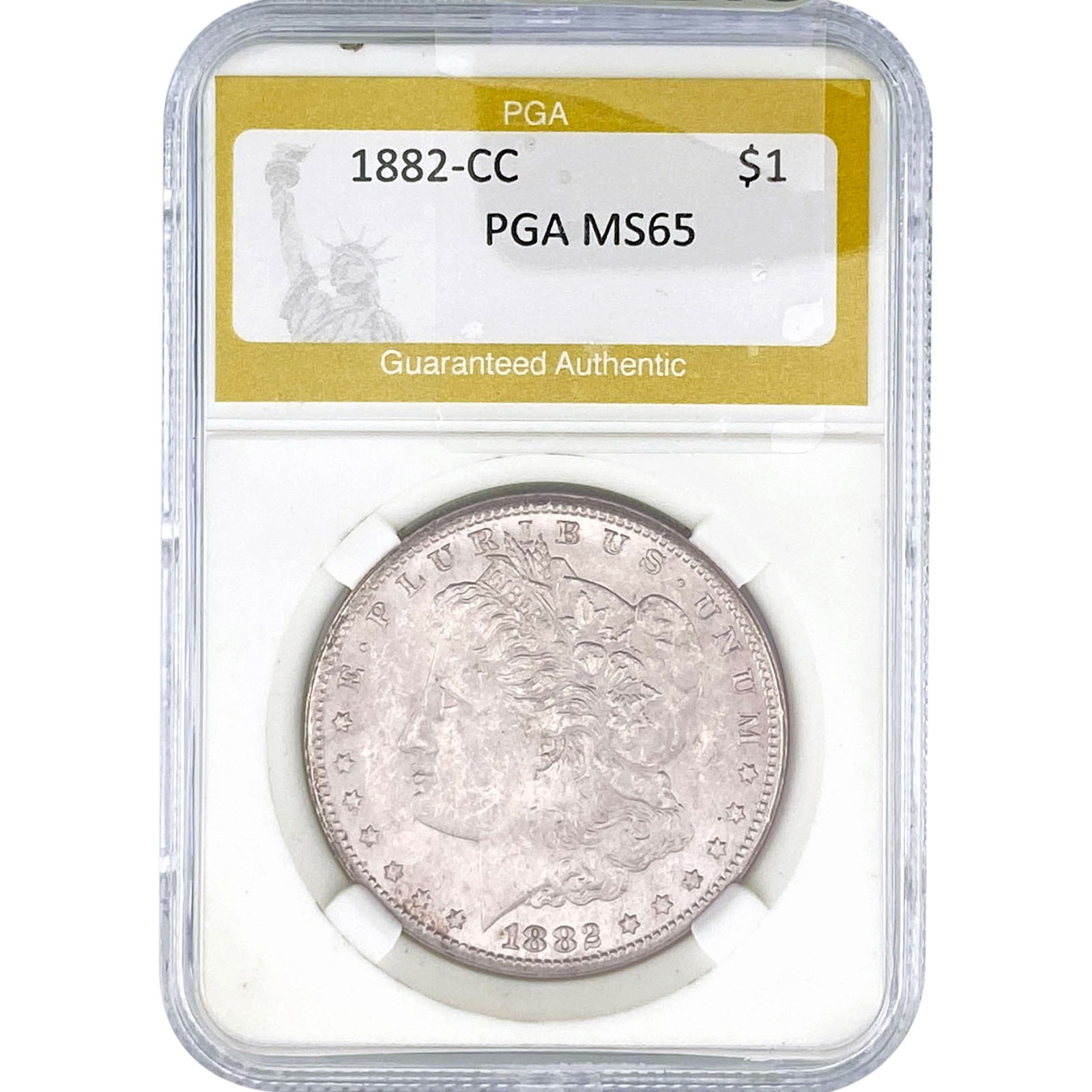 1882-CC Morgan Silver Dollar PGA MS65 (1 of 2)