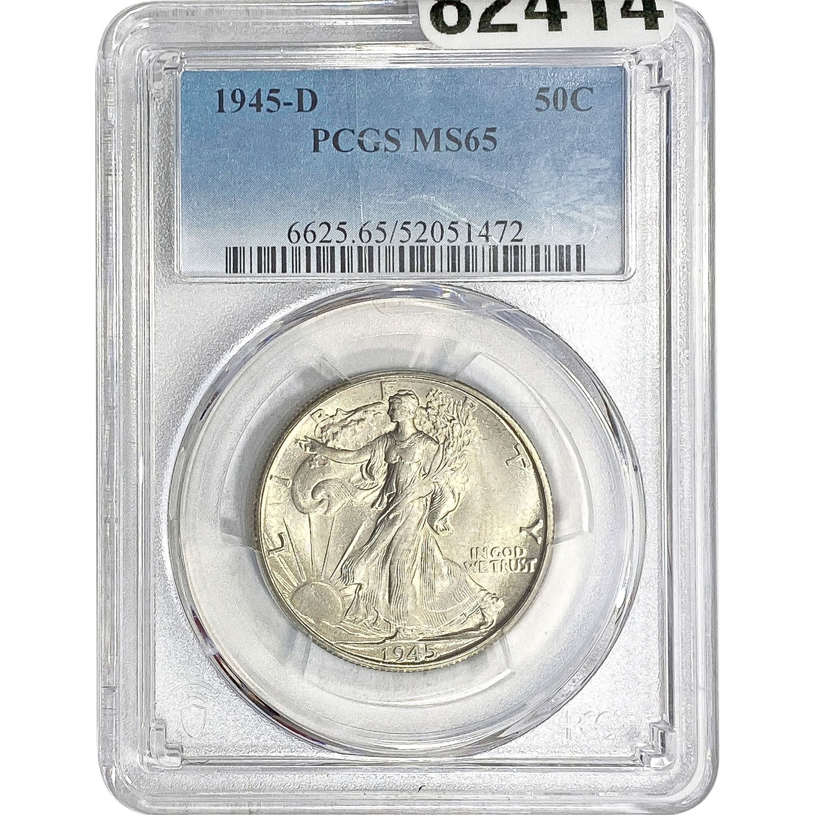 1945-D Walking Liberty Half Dollar PCGS MS65 (1 of 2)