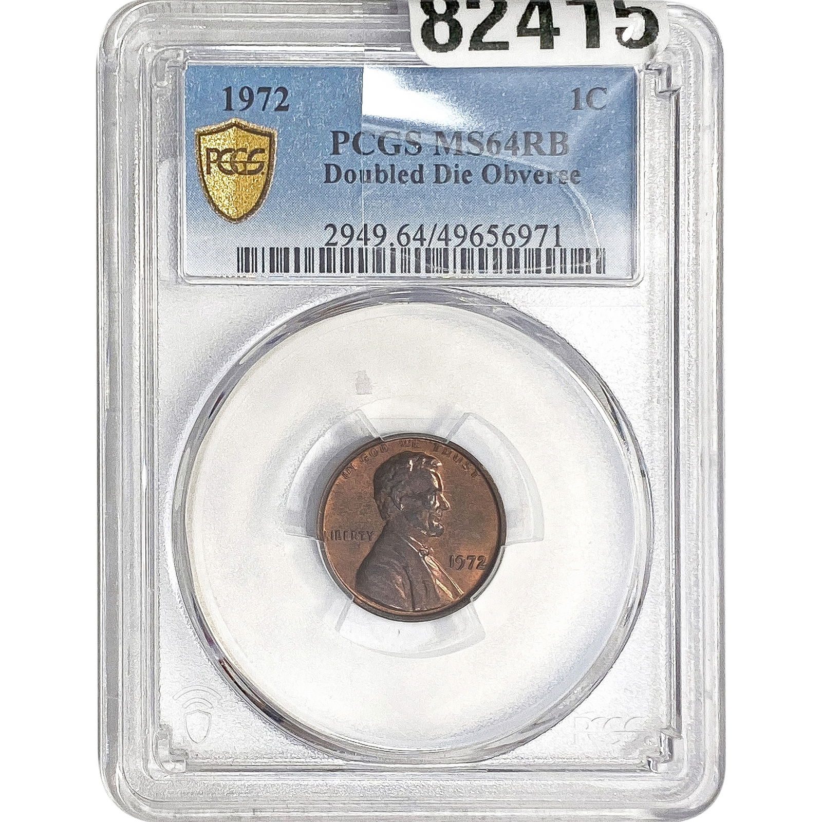 1972 Wheat Cent PCGS MS64 RB (1 of 2)