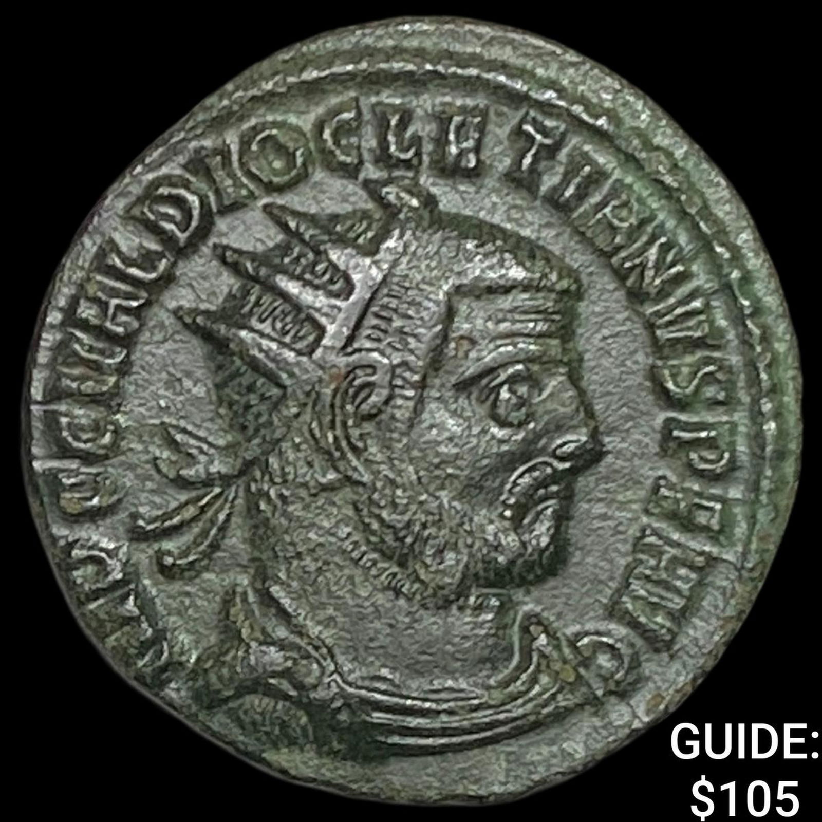 Roman Diocletian 284-305 AD BI Nummus CHOICE AU: Roman Diocletian 284-305 AD BI Nummus CHOICE AU
