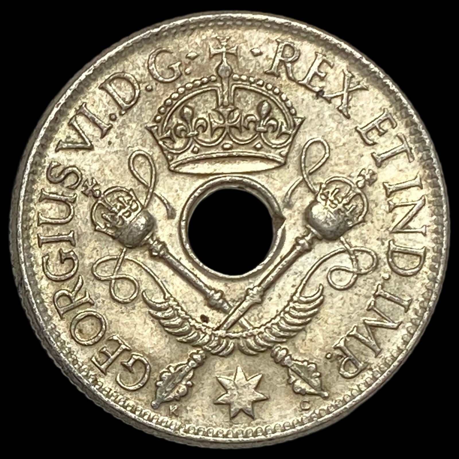 1938 New Guinea Silver Shilling UNCIRCULATED (1 of 2)