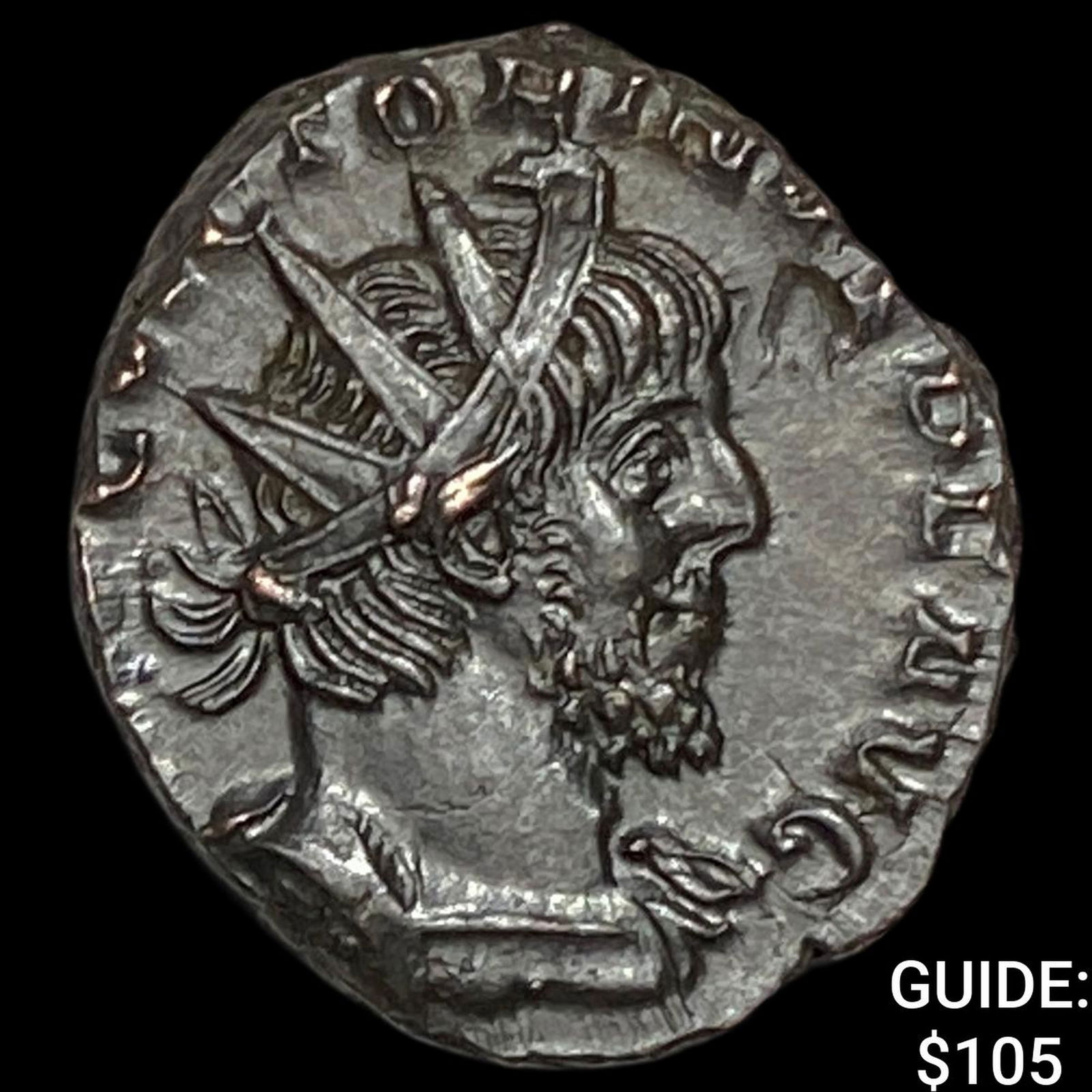 Romano-Gallic Victorinus 269-271 BI Dbl Denarius CHOICE AU: Romano-Gallic Victorinus 269-271 BI Dbl Denarius CHOICE AU