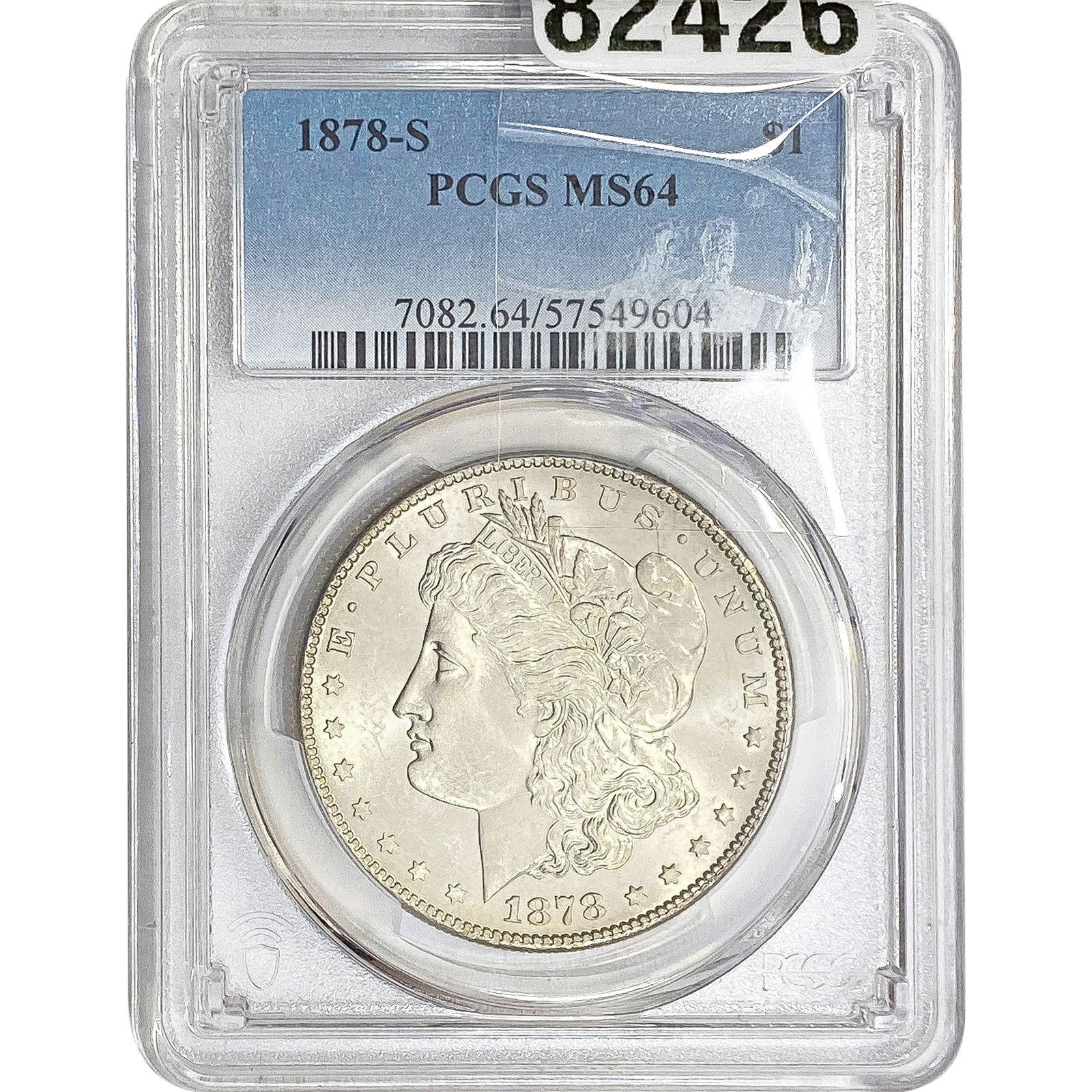 1878-S Morgan Silver Dollar PCGS MS64 (1 of 2)