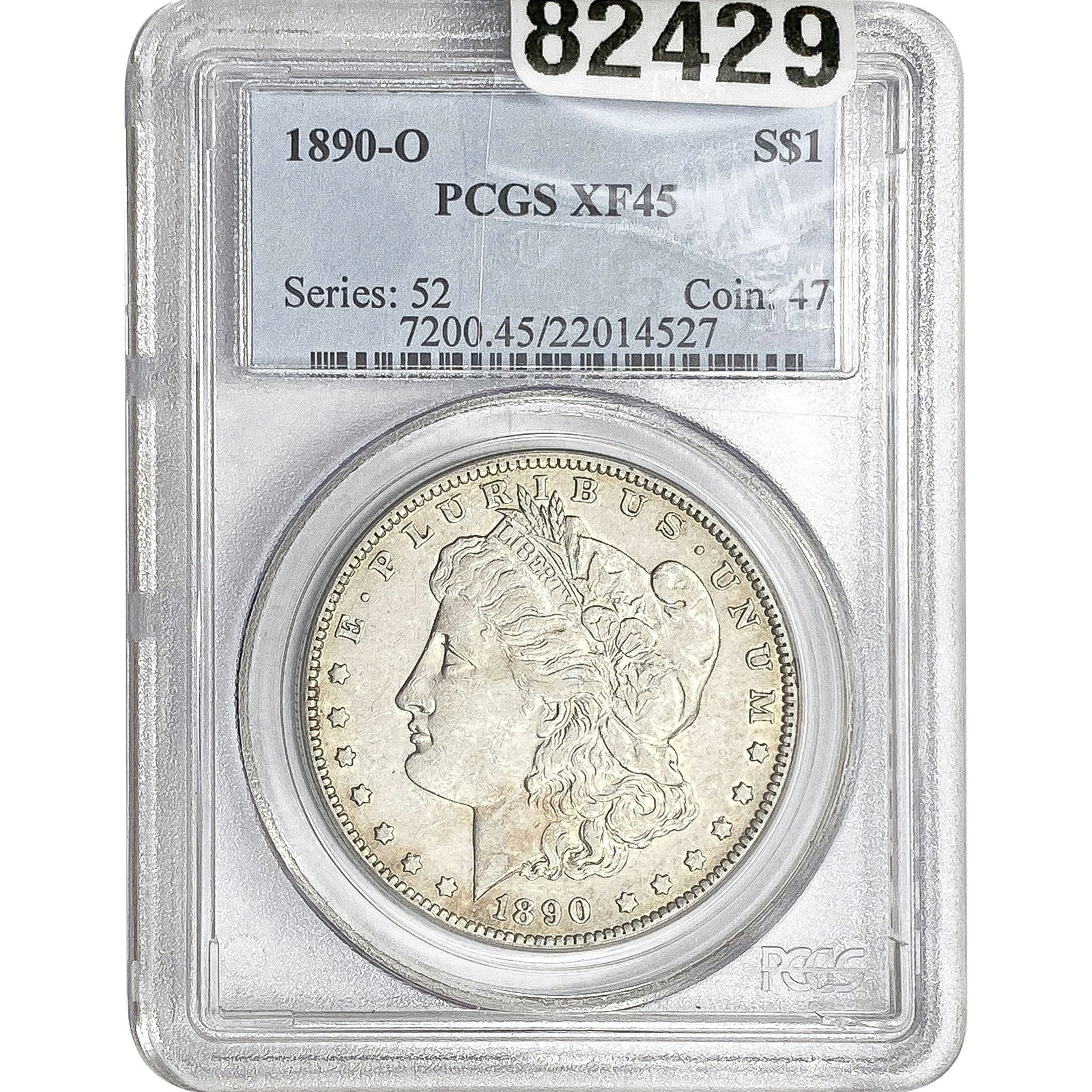 1890-O Morgan Silver Dollar PCGS XF45 (1 of 2)