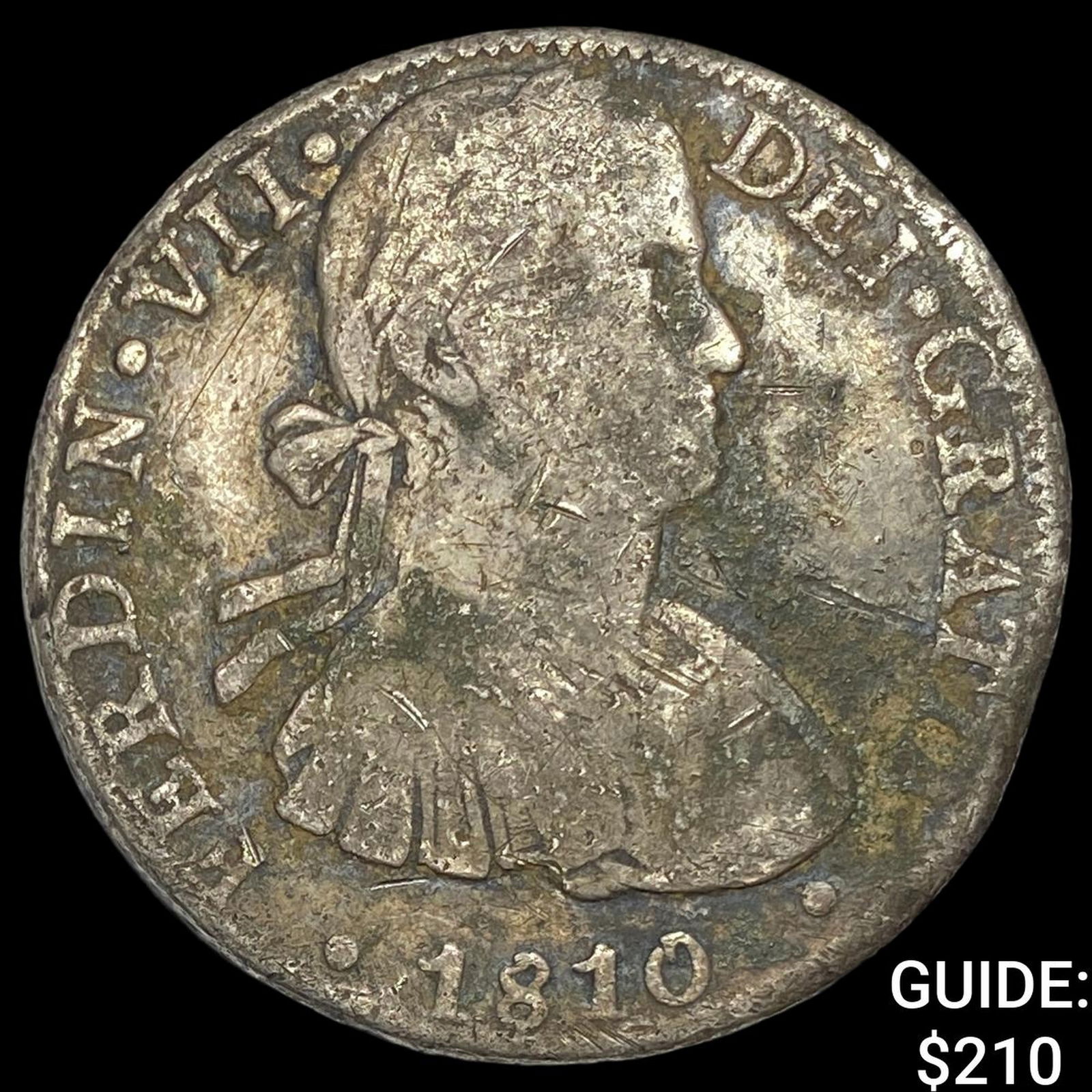 1810 Mo Mexico Silver 8 Reales NEARLY UNCIRCULATED (1 of 2)