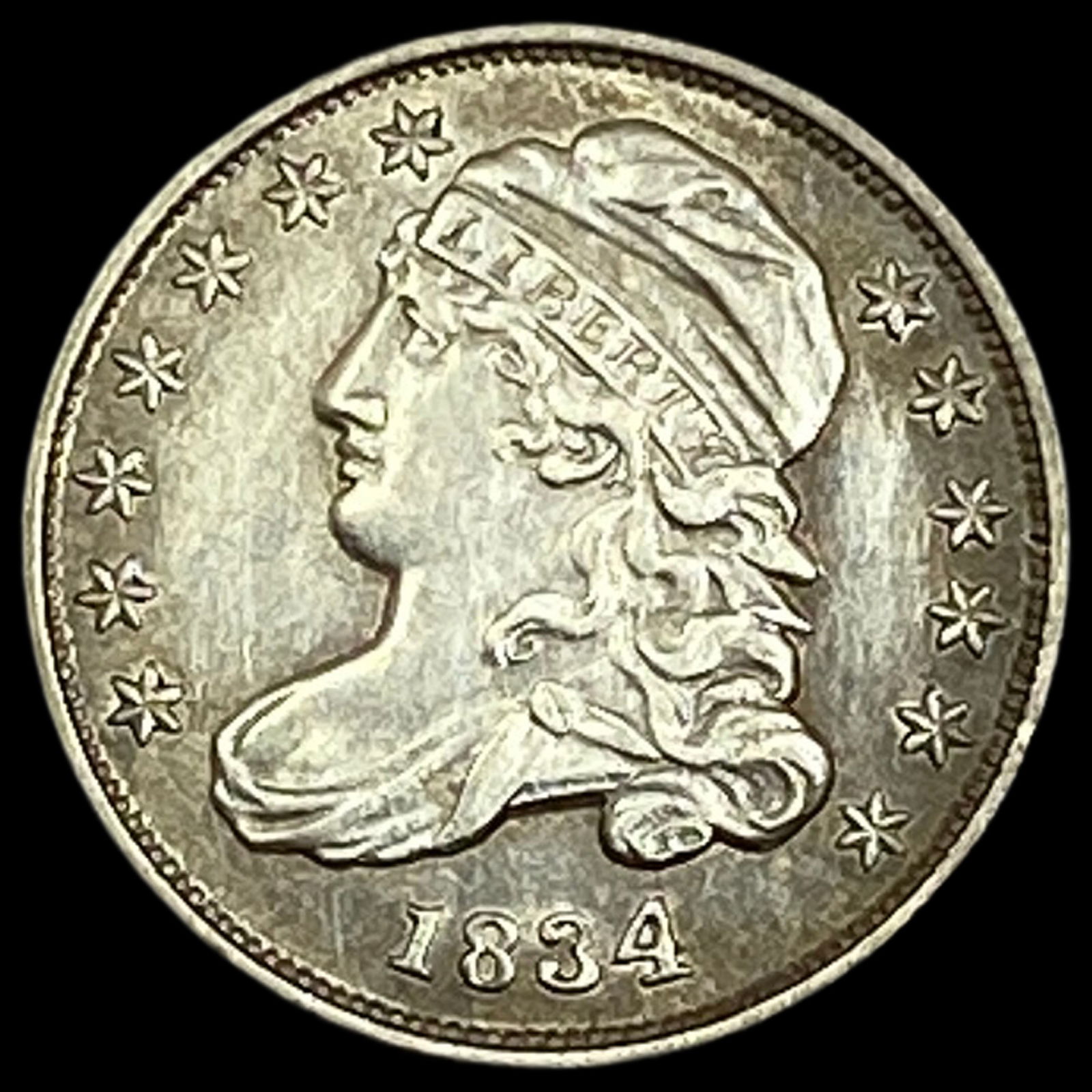 1834 Capped Bust Dime CLOSELY UNCIRCULATED (1 of 2)