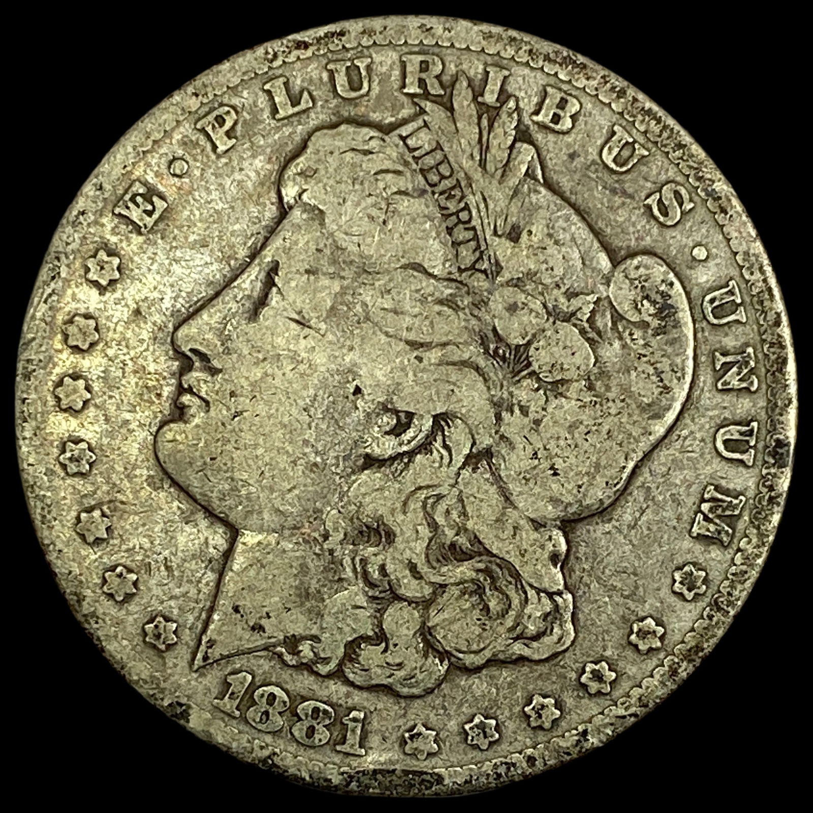 1881-CC Silver Morgan Dollar NICELY CIRCULATED (1 of 2)