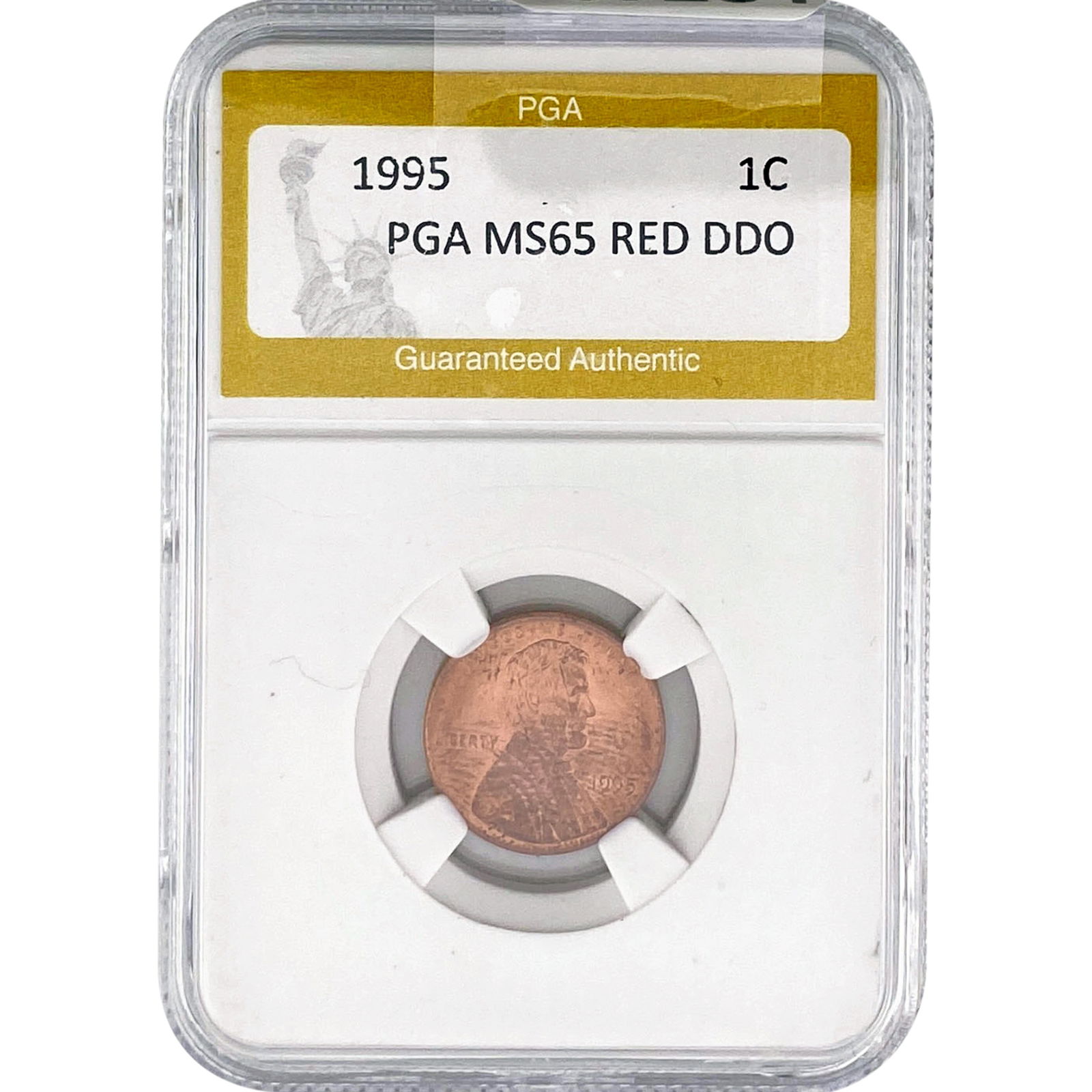 1995 Lincoln Memorial Cent PGA MS65 RED DDO (1 of 2)